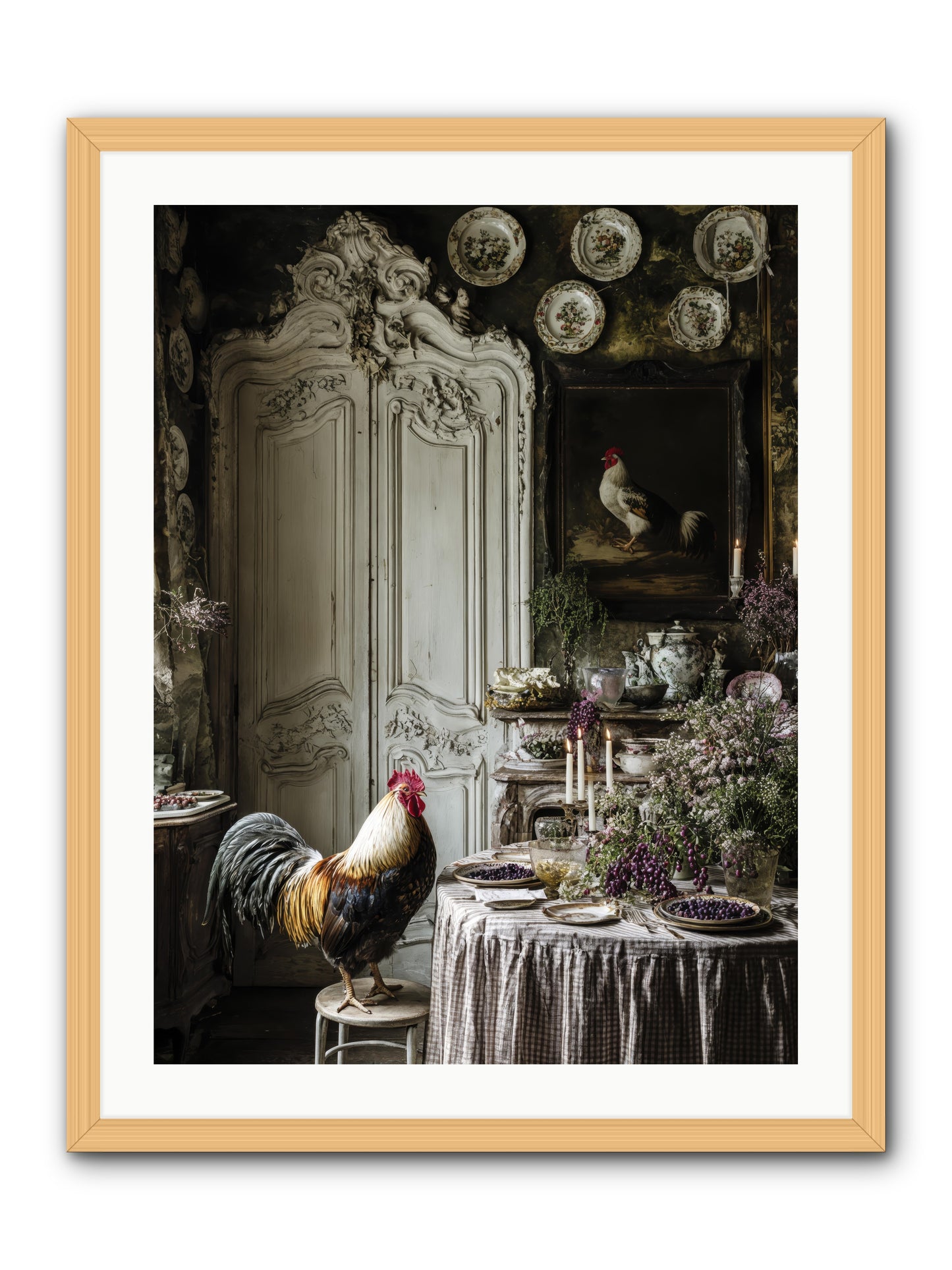 Those memories -- Framed Print - Natural 24x32