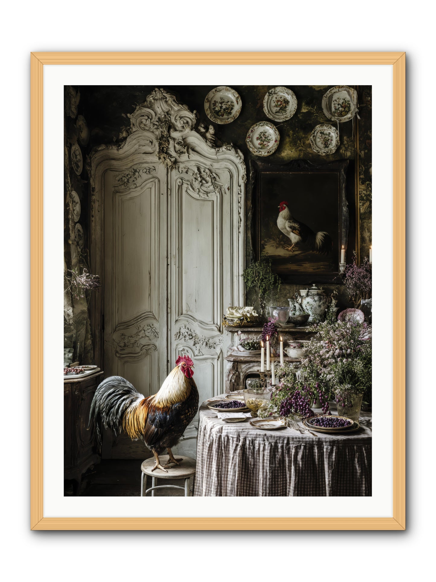 Those memories -- Framed Print - Natural 30x40