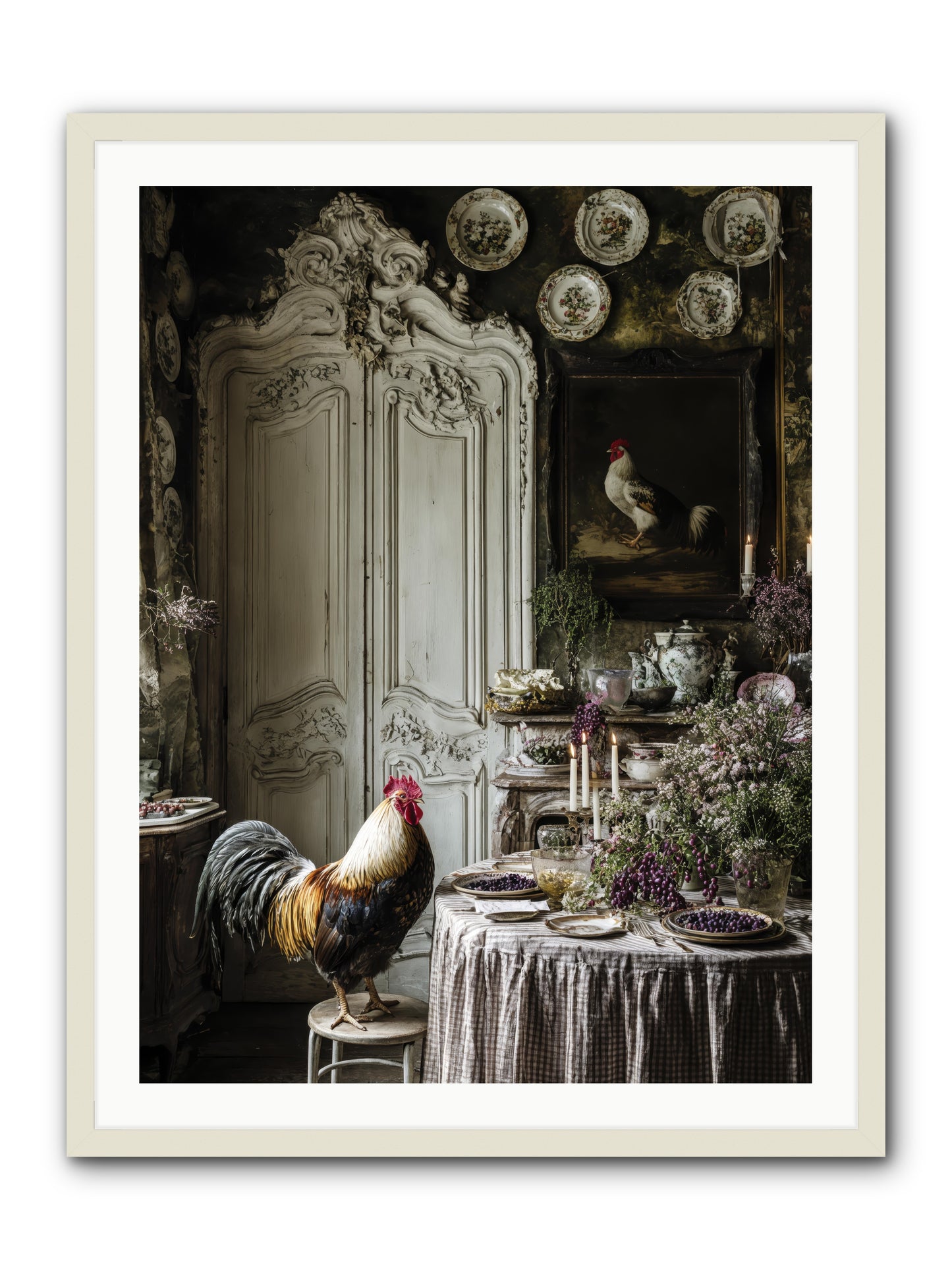 Those memories -- Framed Print - White 30x40