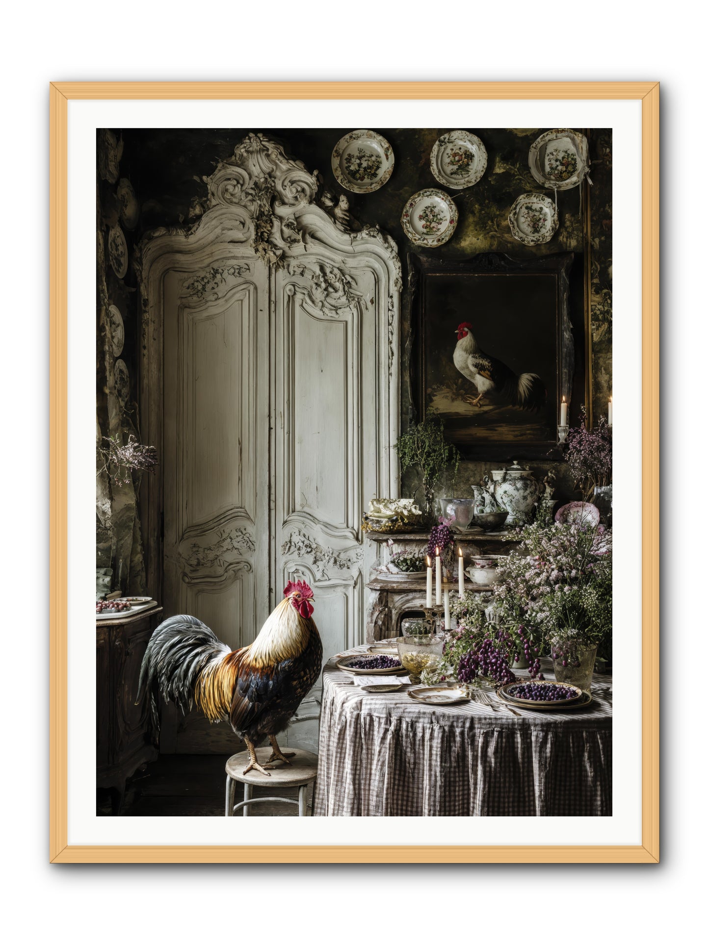 Those memories -- Framed Print - Natural 36x48