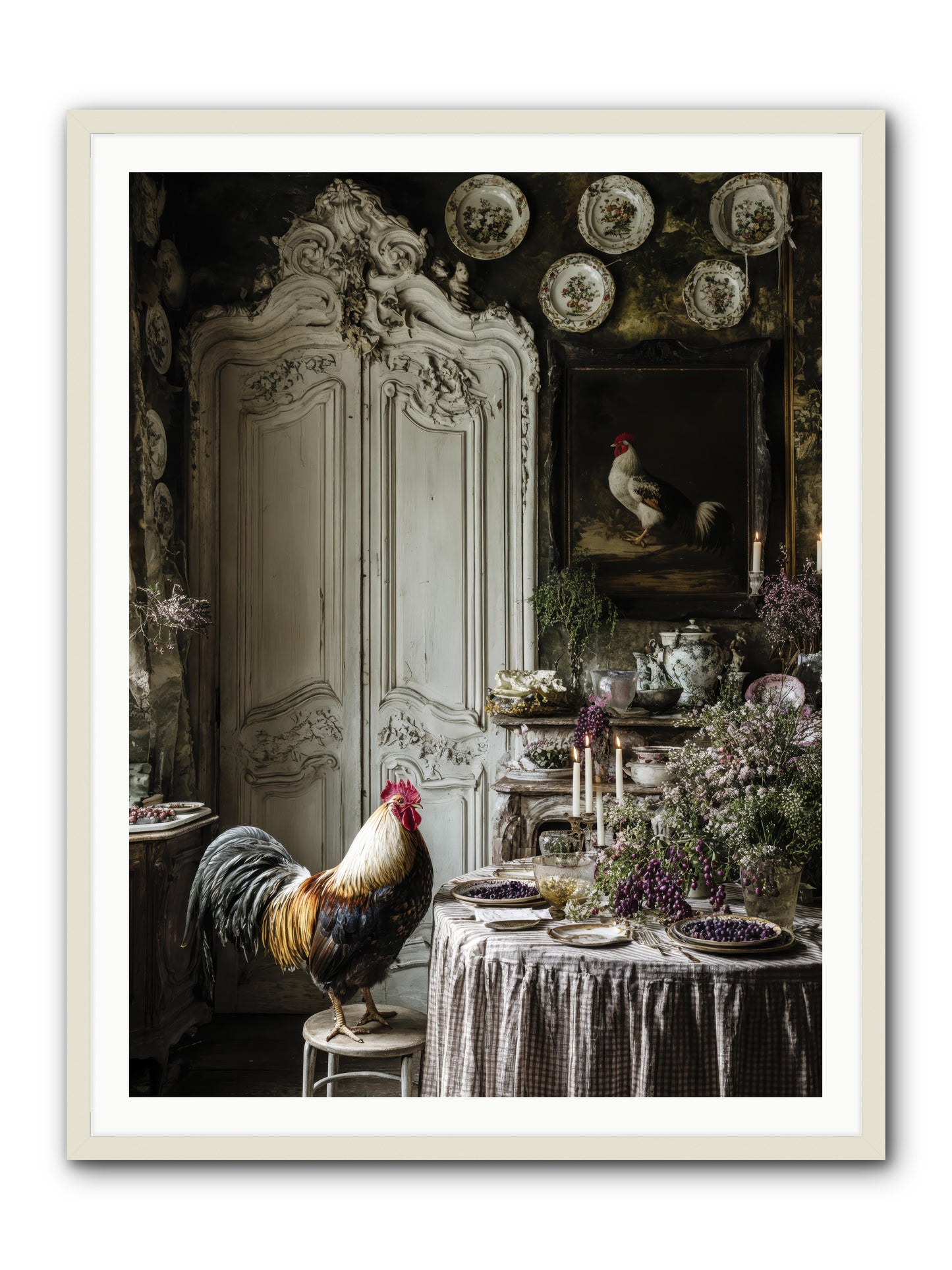 Those memories -- Framed Print - White 36x48