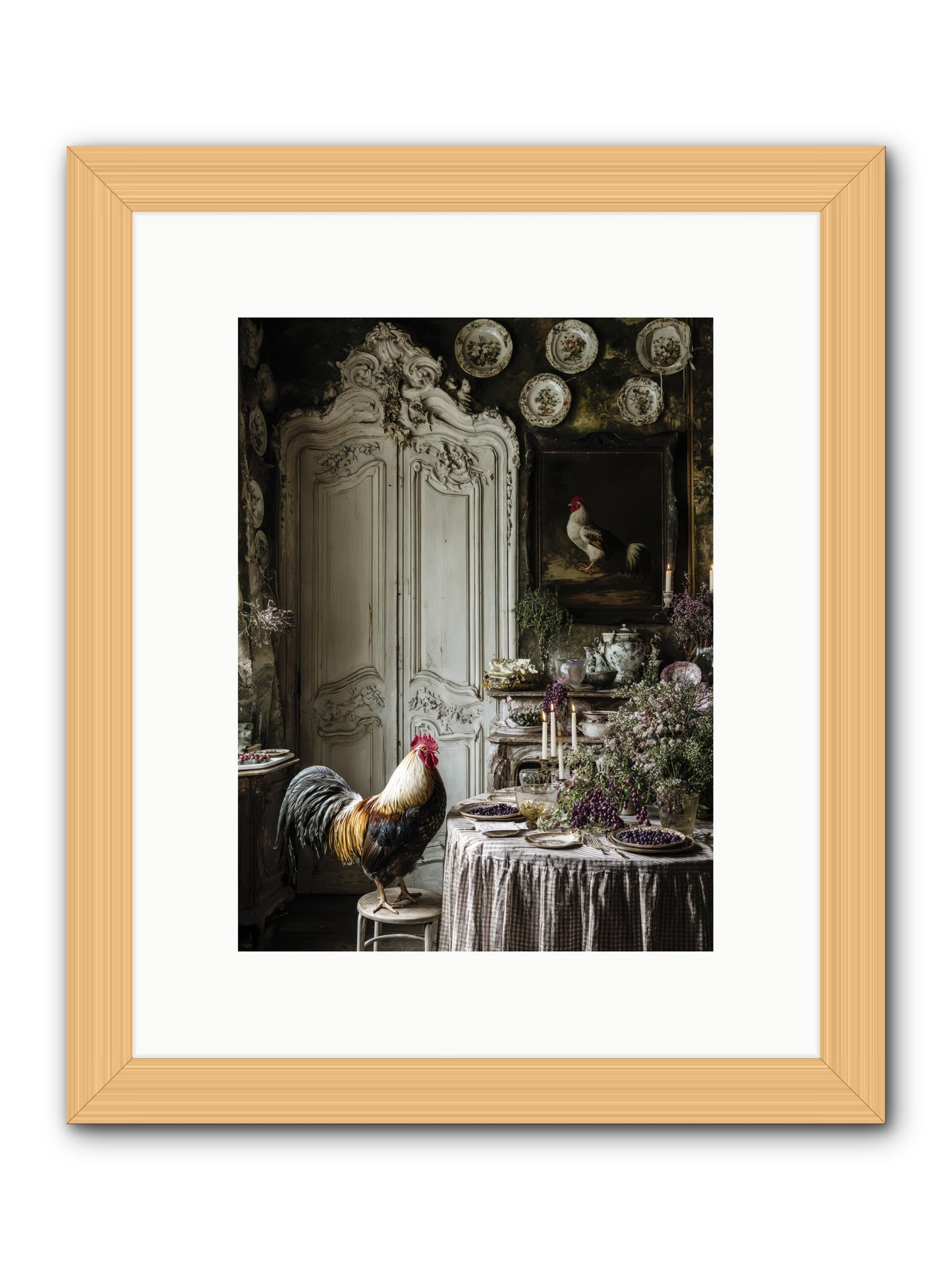 Those memories -- Framed Print - Natural 9x12