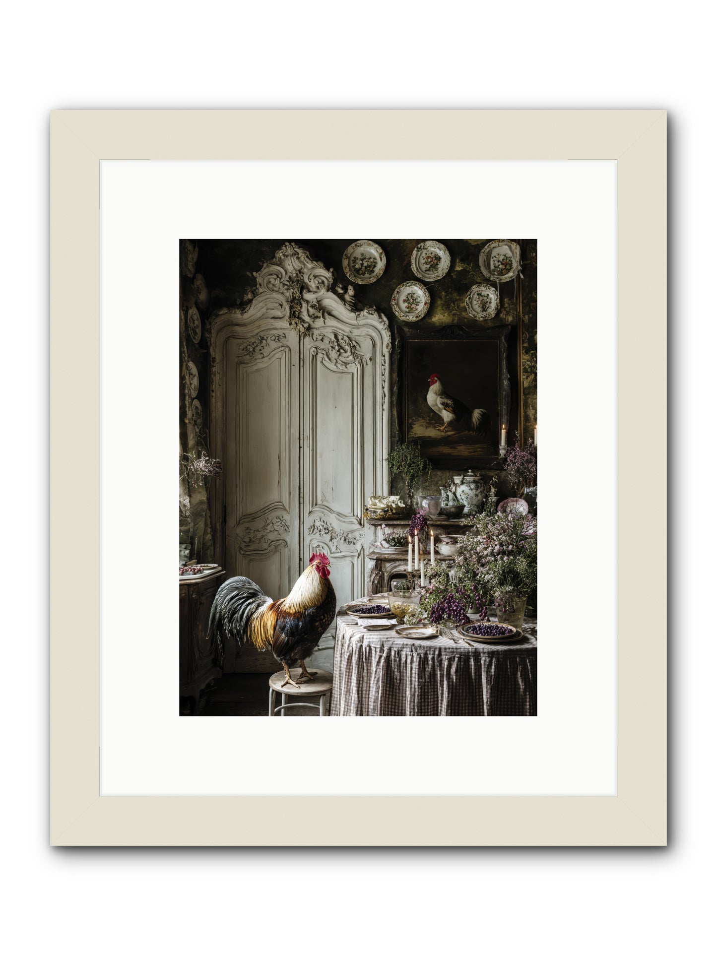 Those memories -- Framed Print - White 9x12
