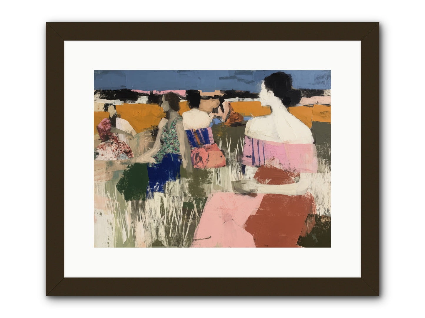 Threads of Affection -- Framed Print - Black 16x12