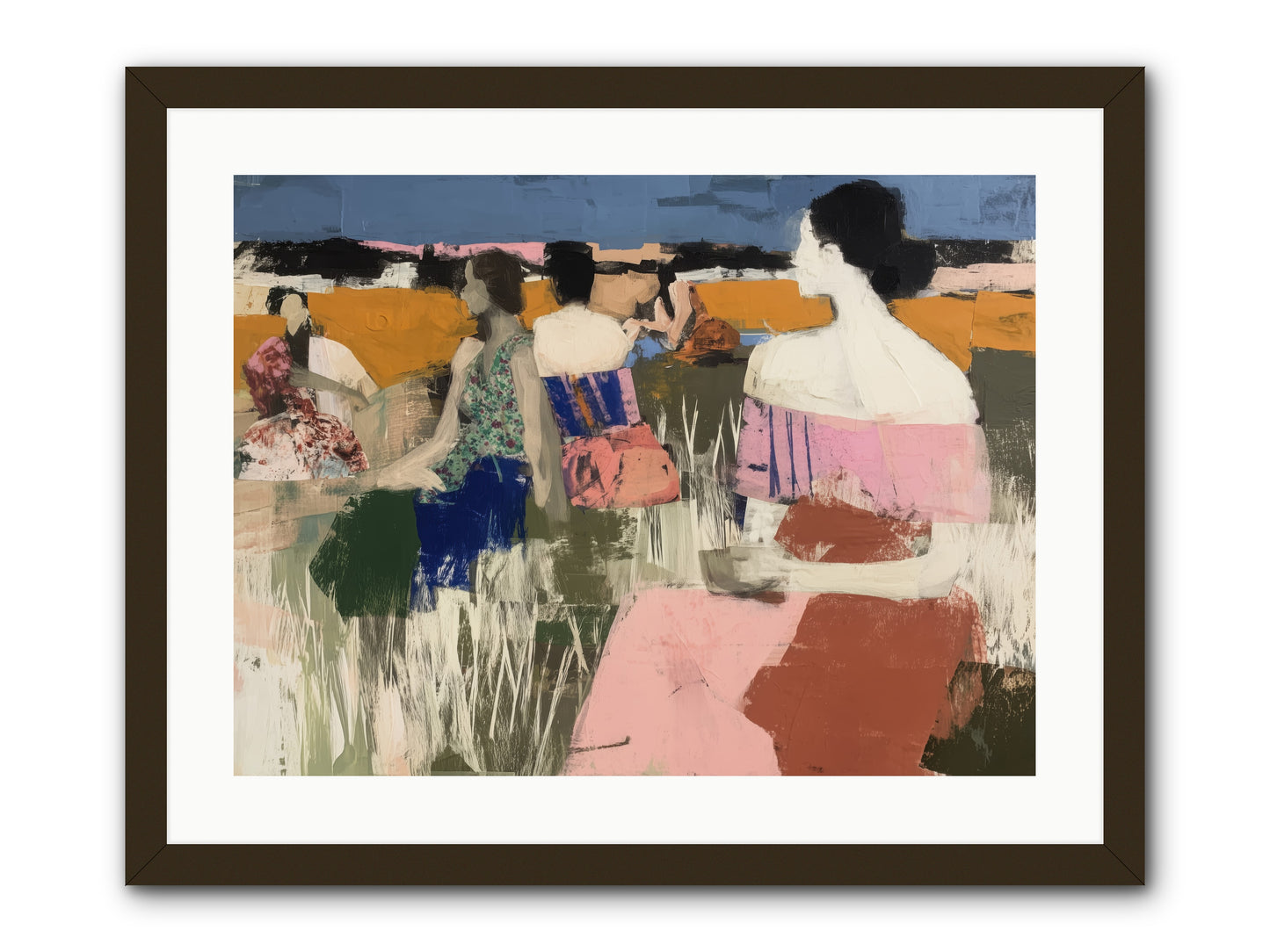 Threads of Affection -- Framed Print - Black 24x18