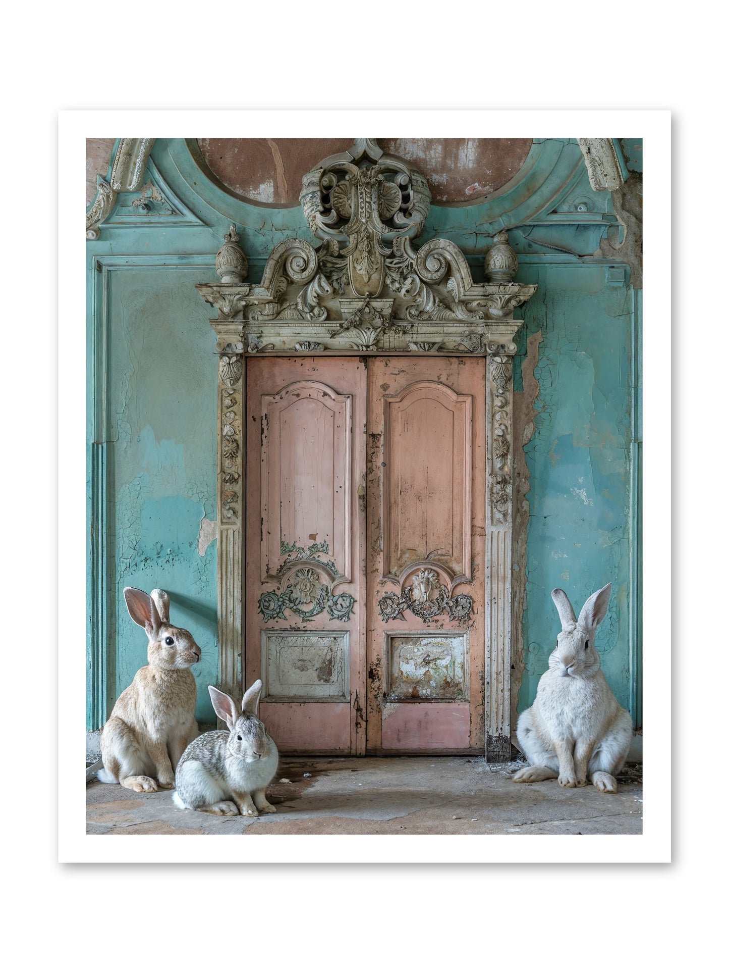 Threshold To Cottontail's Paradise -- Paper Print 20x25