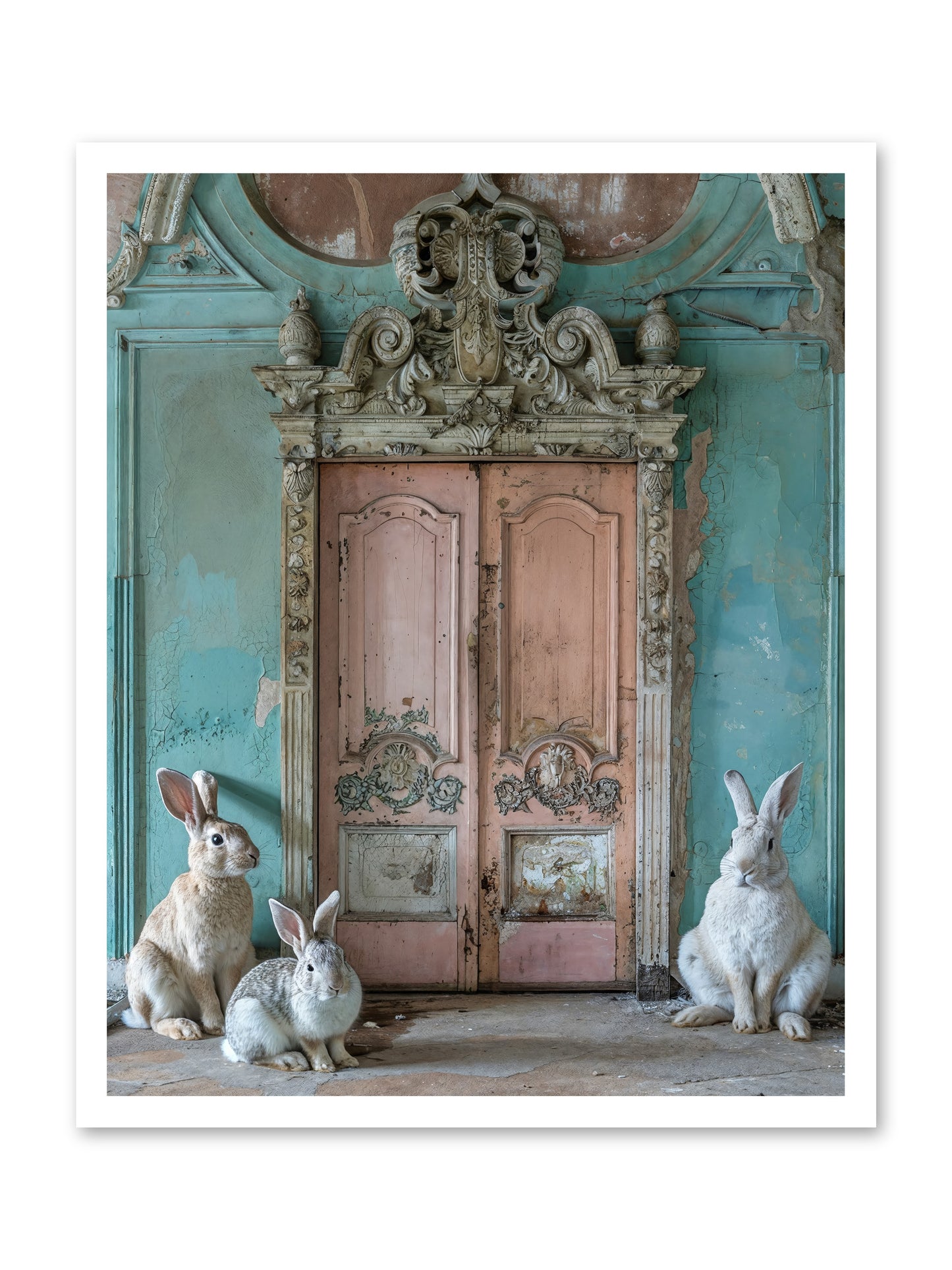 Threshold To Cottontail's Paradise -- Paper Print 24x30