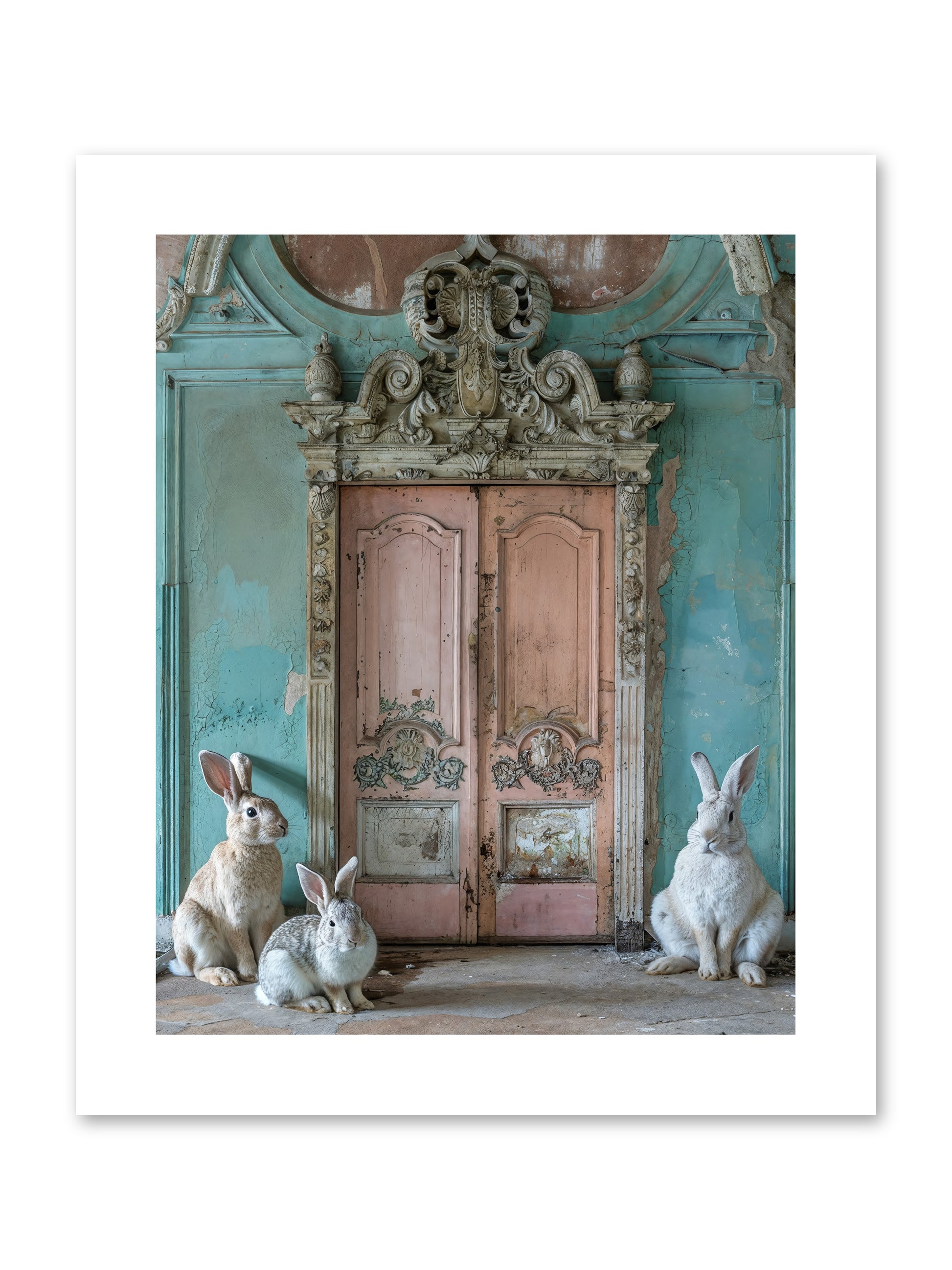 Threshold To Cottontail's Paradise -- Paper Print 8x10