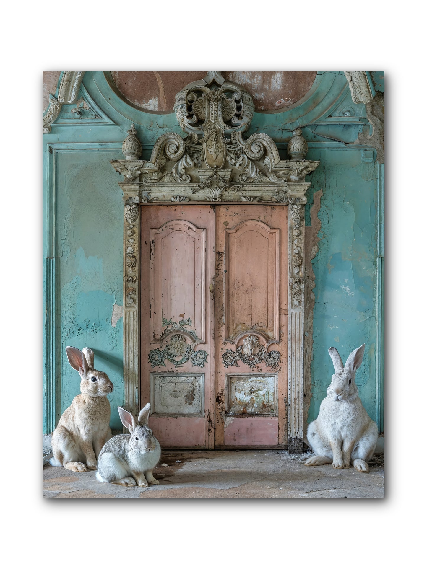 Threshold To Cottontail's Paradise -- Wrapped Canvas 8x10