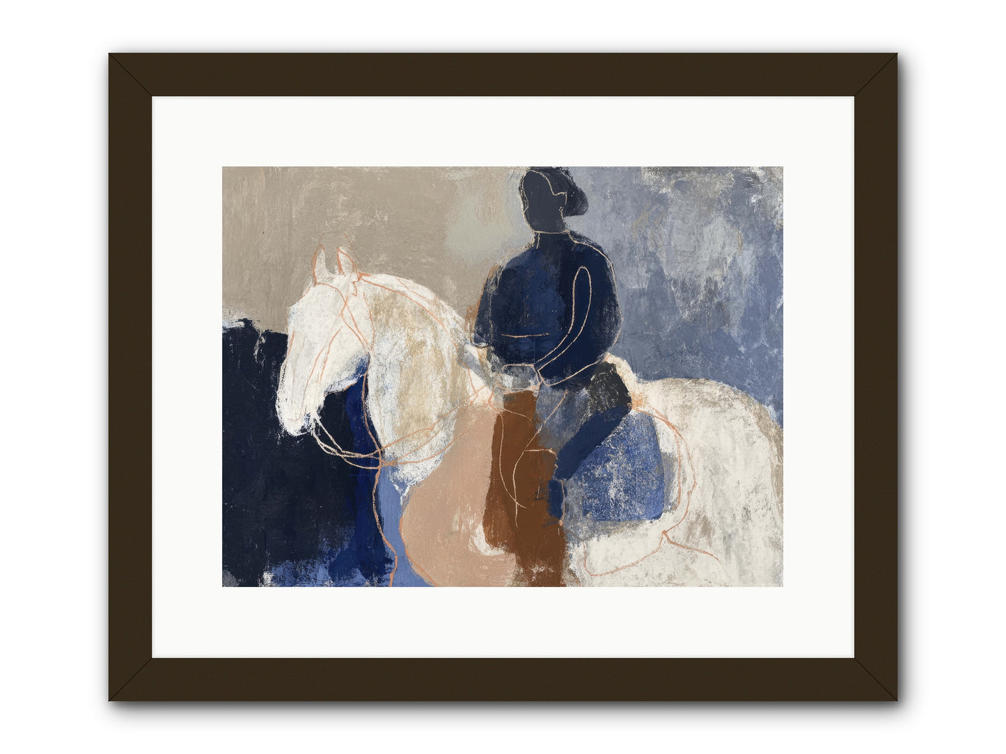 Threshold & Mane -- Framed Print - Black 16x12