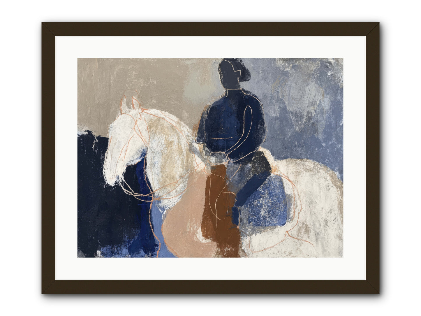 Threshold & Mane -- Framed Print - Black 24x18