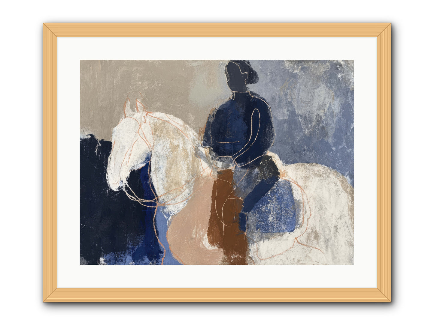 Threshold & Mane -- Framed Print - Natural 24x18