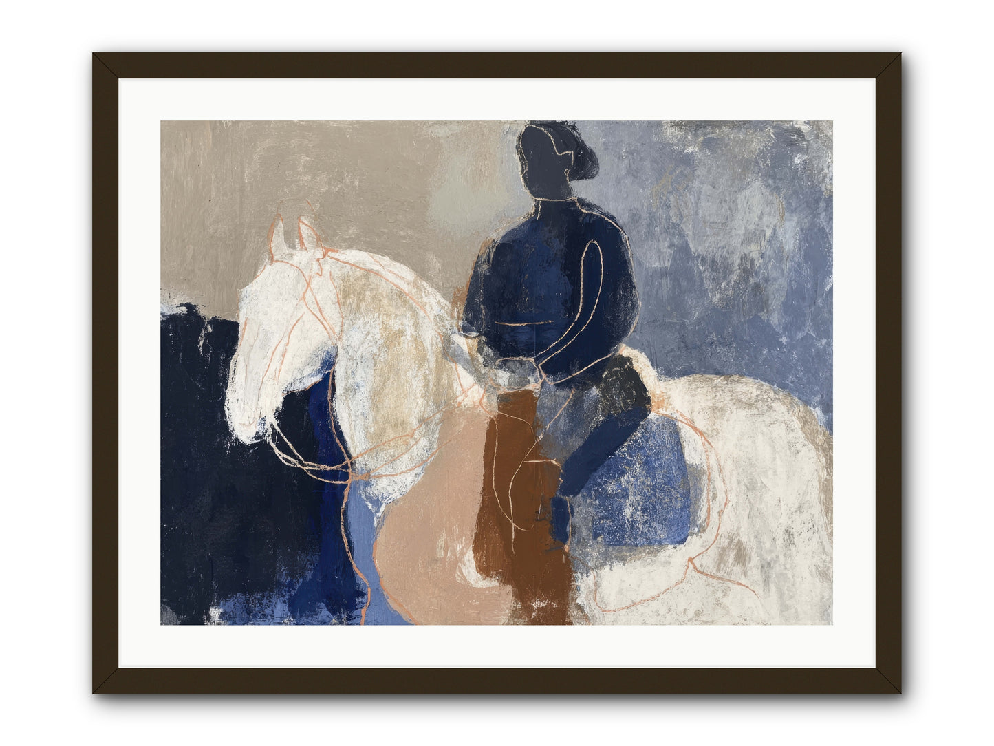 Threshold & Mane -- Framed Print - Black 32x24