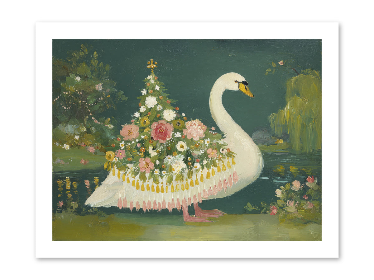 Through Glittering Waters -- Paper Print 16x12