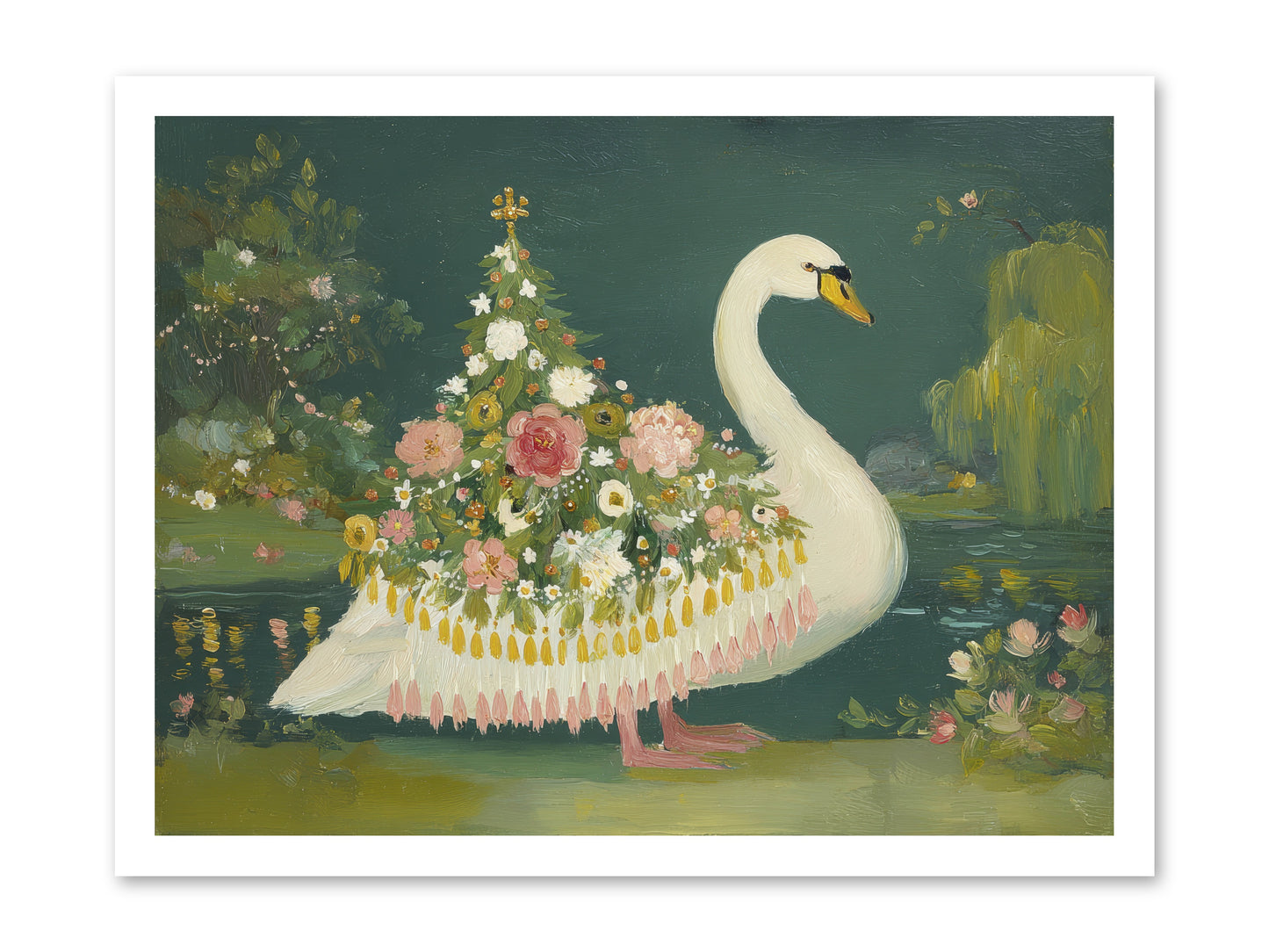 Through Glittering Waters -- Paper Print 24x18
