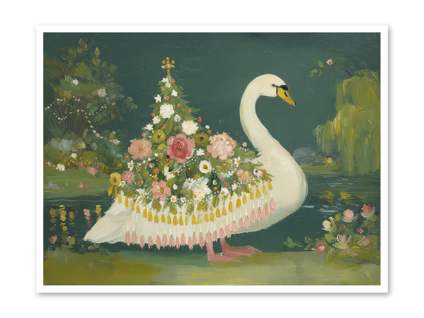 Through Glittering Waters -- Paper Print 48x36
