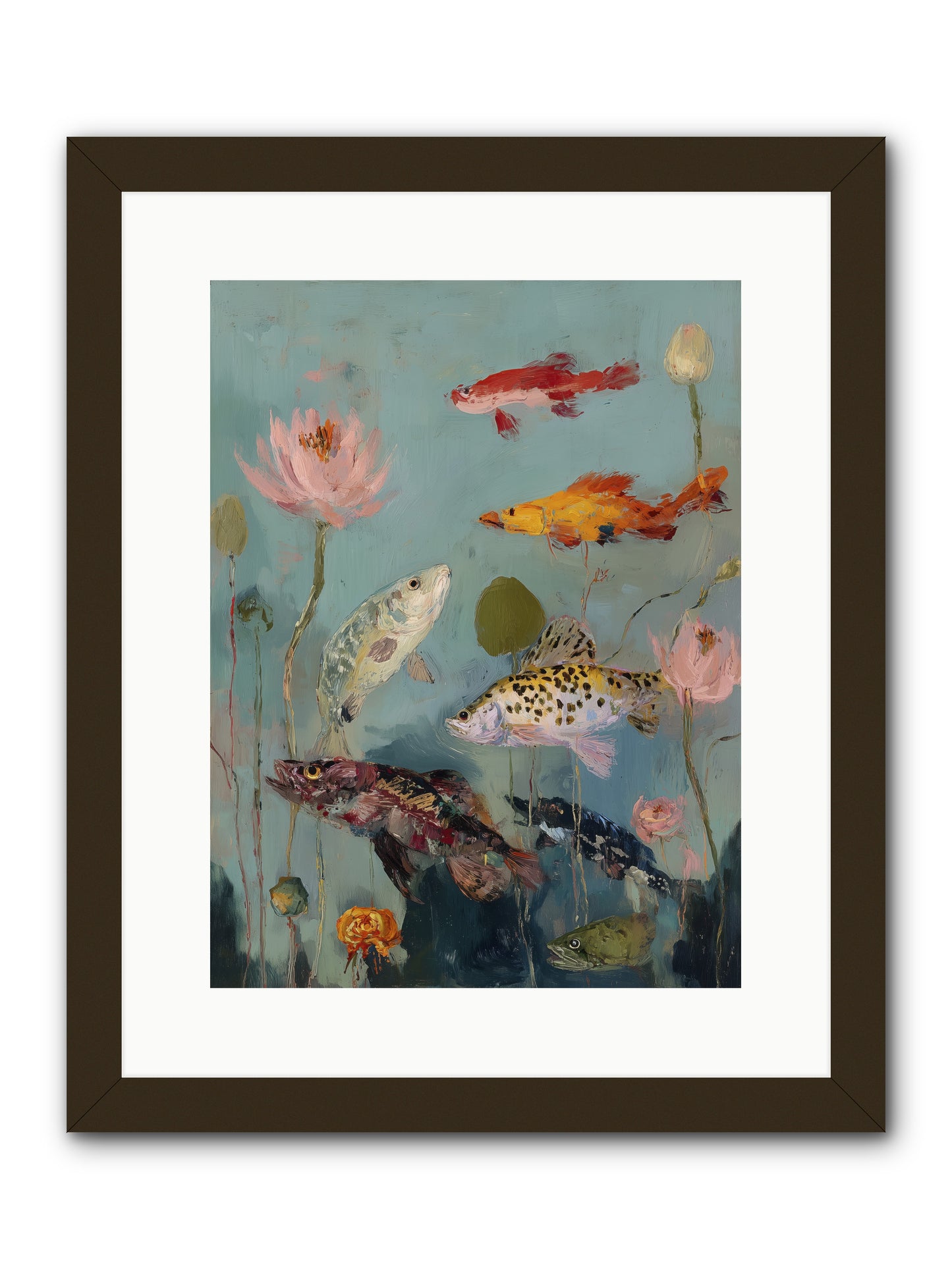 Through Liquid Heaven -- Framed Print - Black 12x16