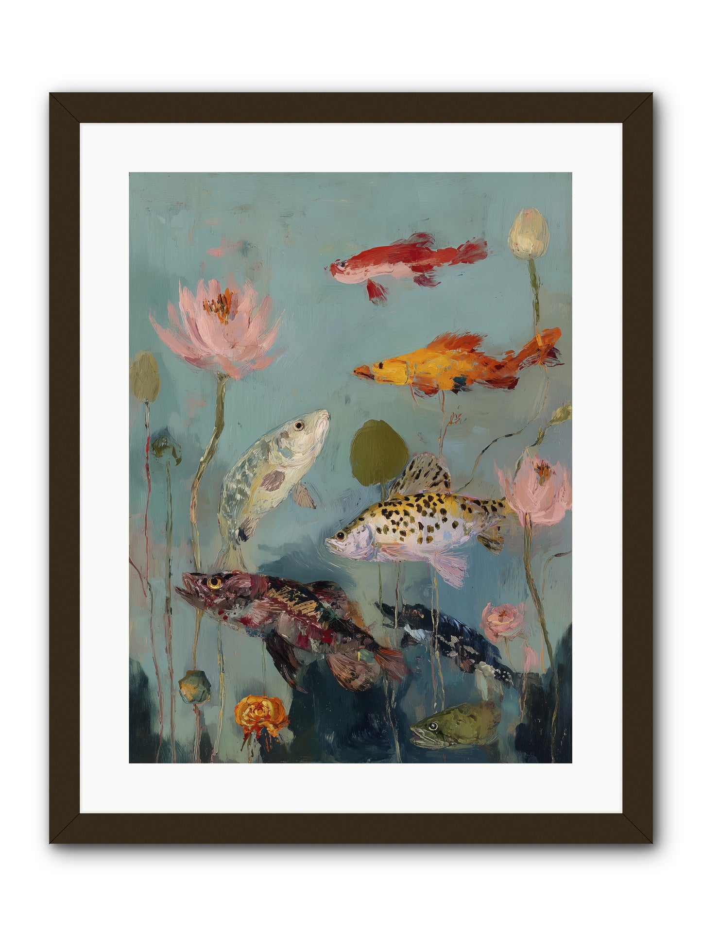 Through Liquid Heaven -- Framed Print - Black 18x24