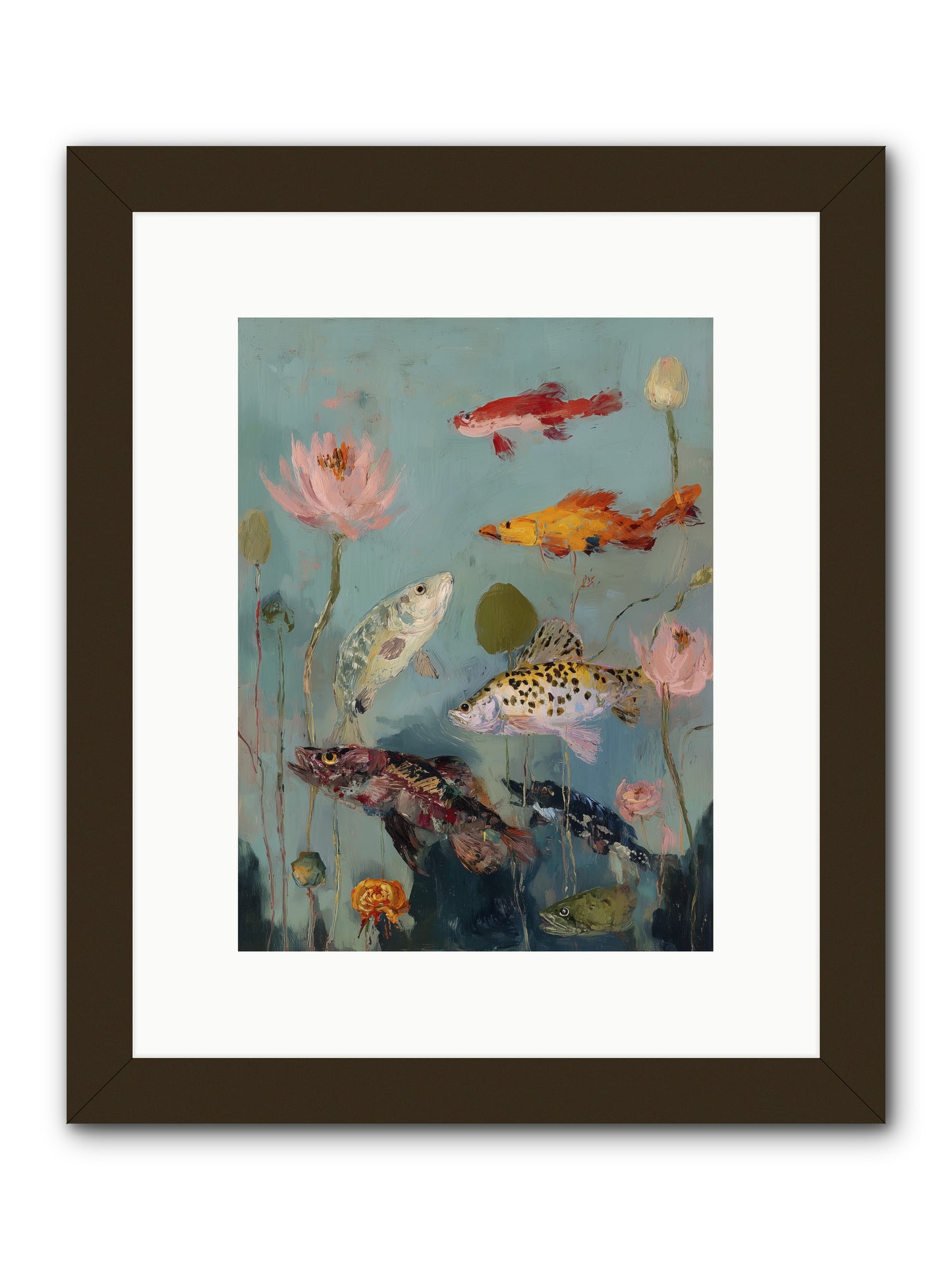 Through Liquid Heaven -- Framed Print - Black 9x12