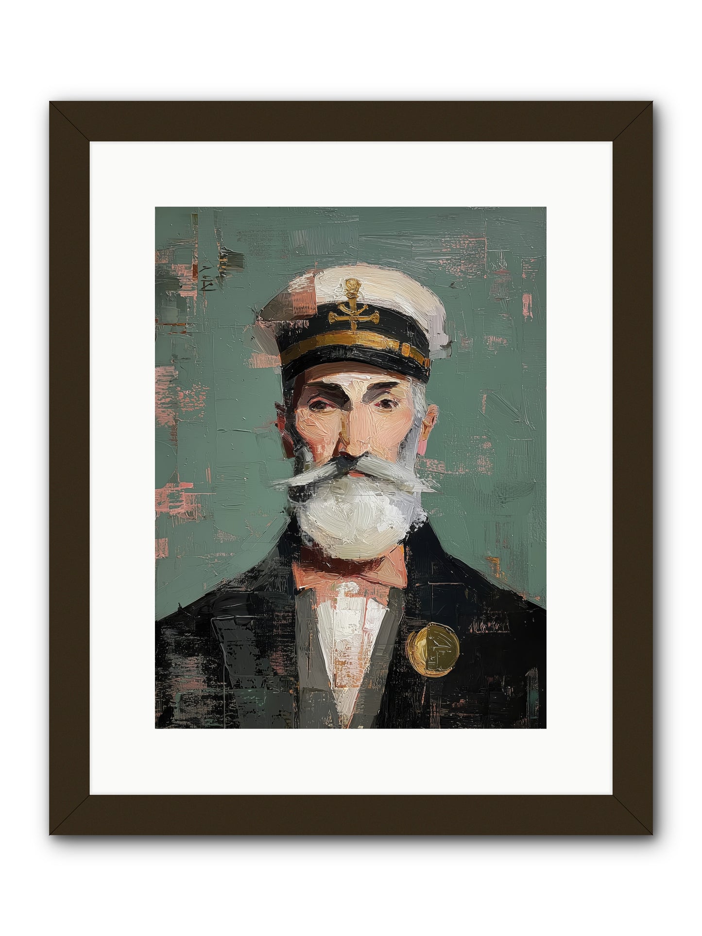 Through Storm and Calm -- Framed Print - Black 12x16