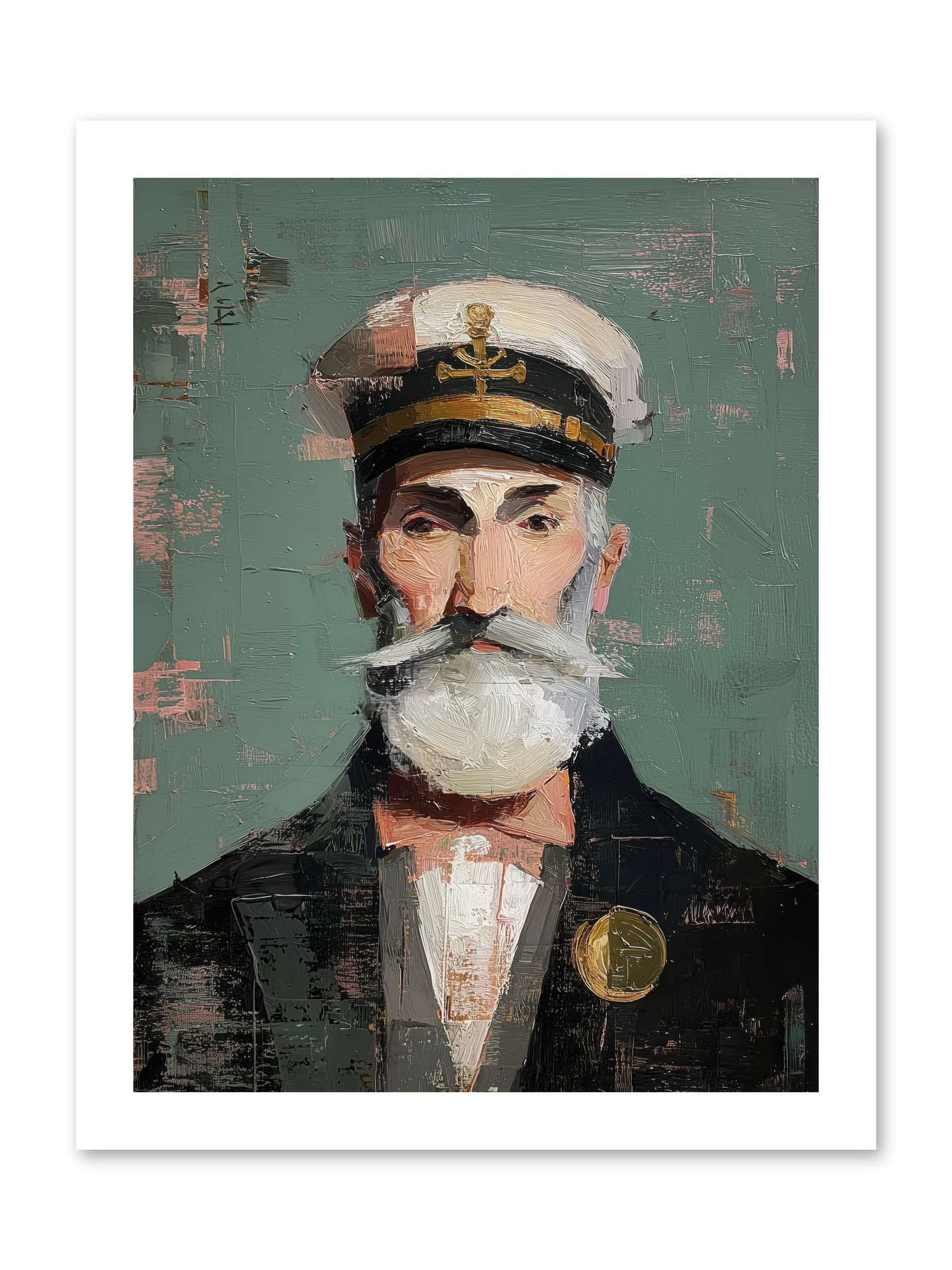 Through Storm and Calm -- Loose Canvas Print 12x16
