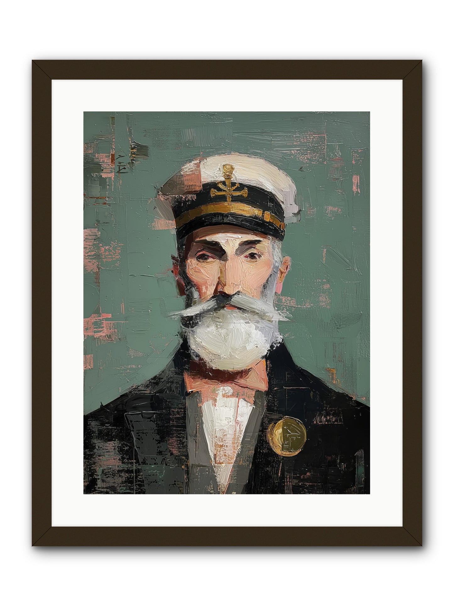 Through Storm and Calm -- Framed Print - Black 18x24