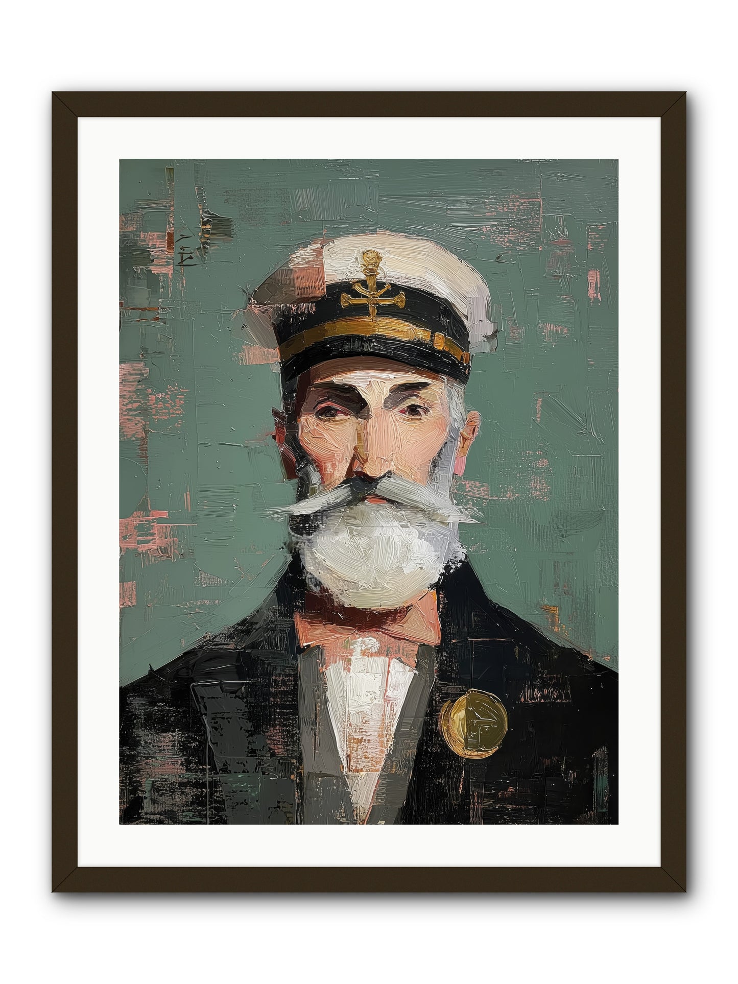 Through Storm and Calm -- Framed Print - Black 24x32
