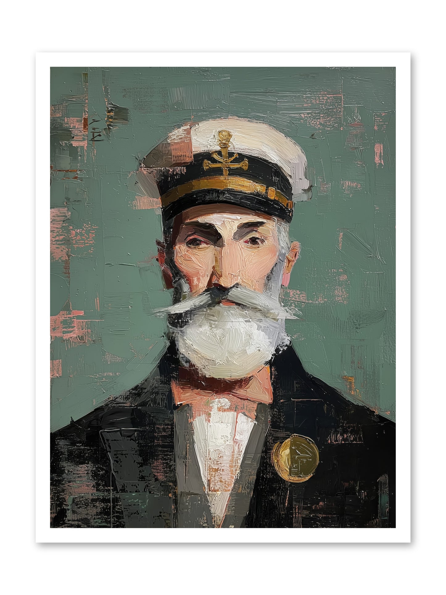 Through Storm and Calm -- Loose Canvas Print 24x32