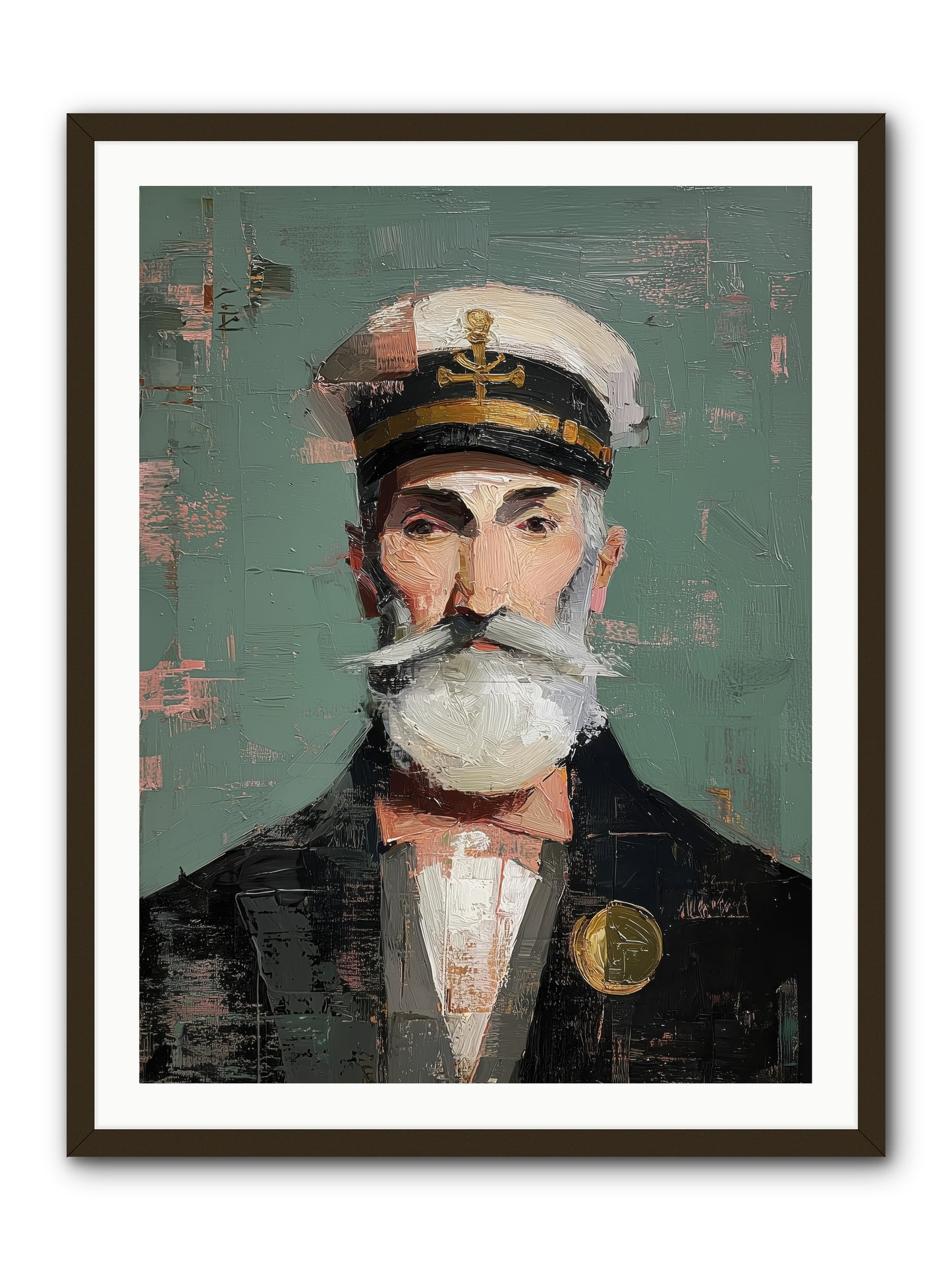 Through Storm and Calm -- Framed Print - Black 30x40
