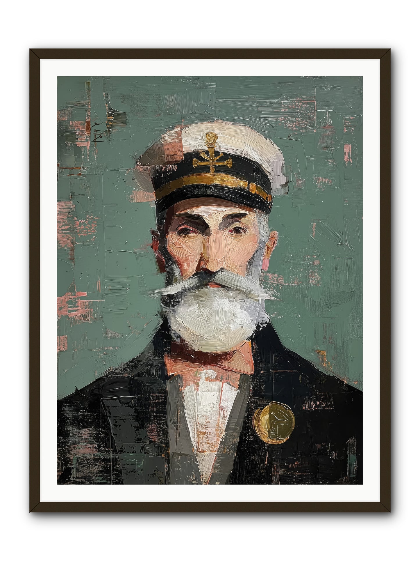 Through Storm and Calm -- Framed Print - Black 36x48