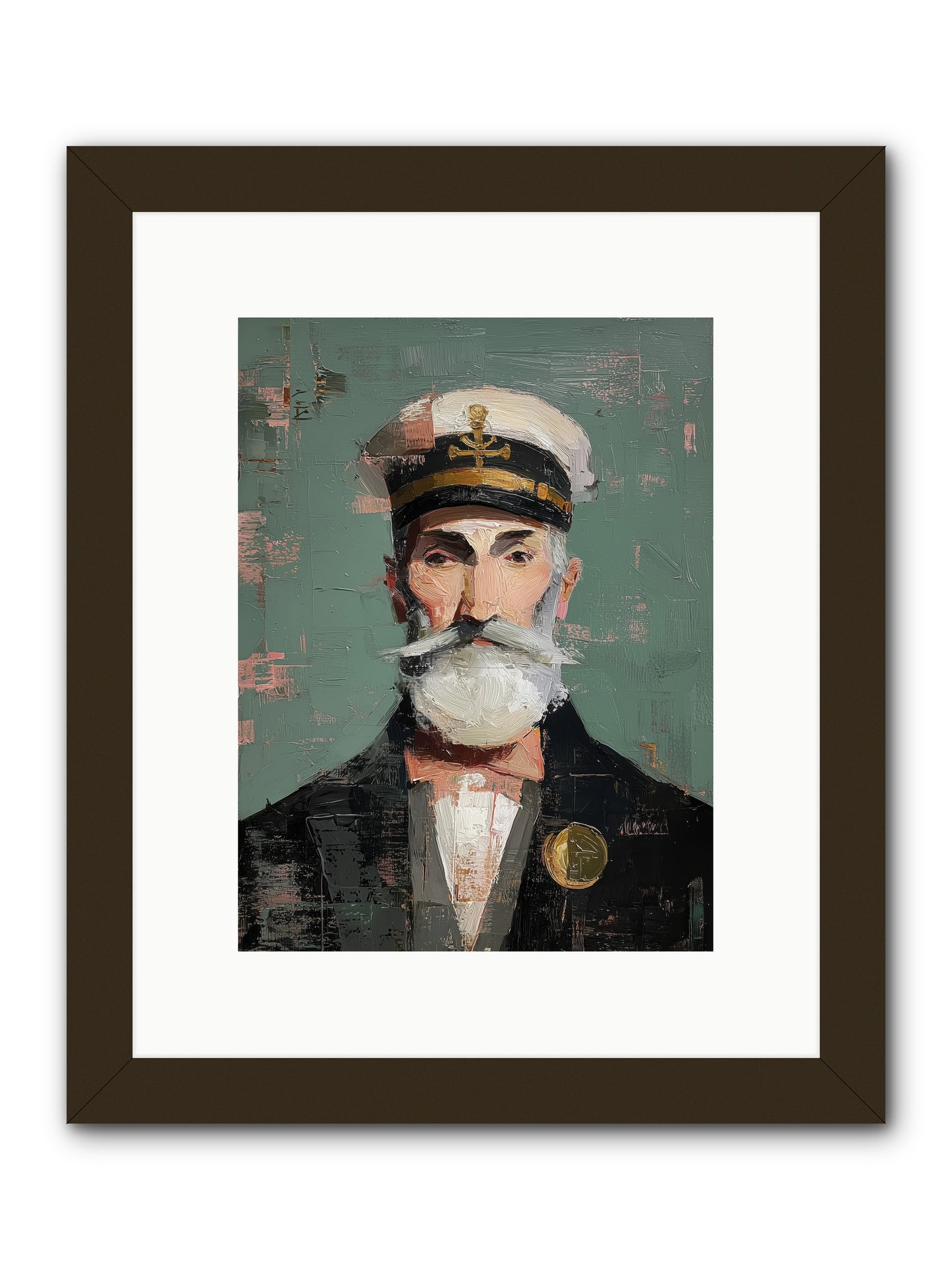 Through Storm and Calm -- Framed Print - Black 9x12
