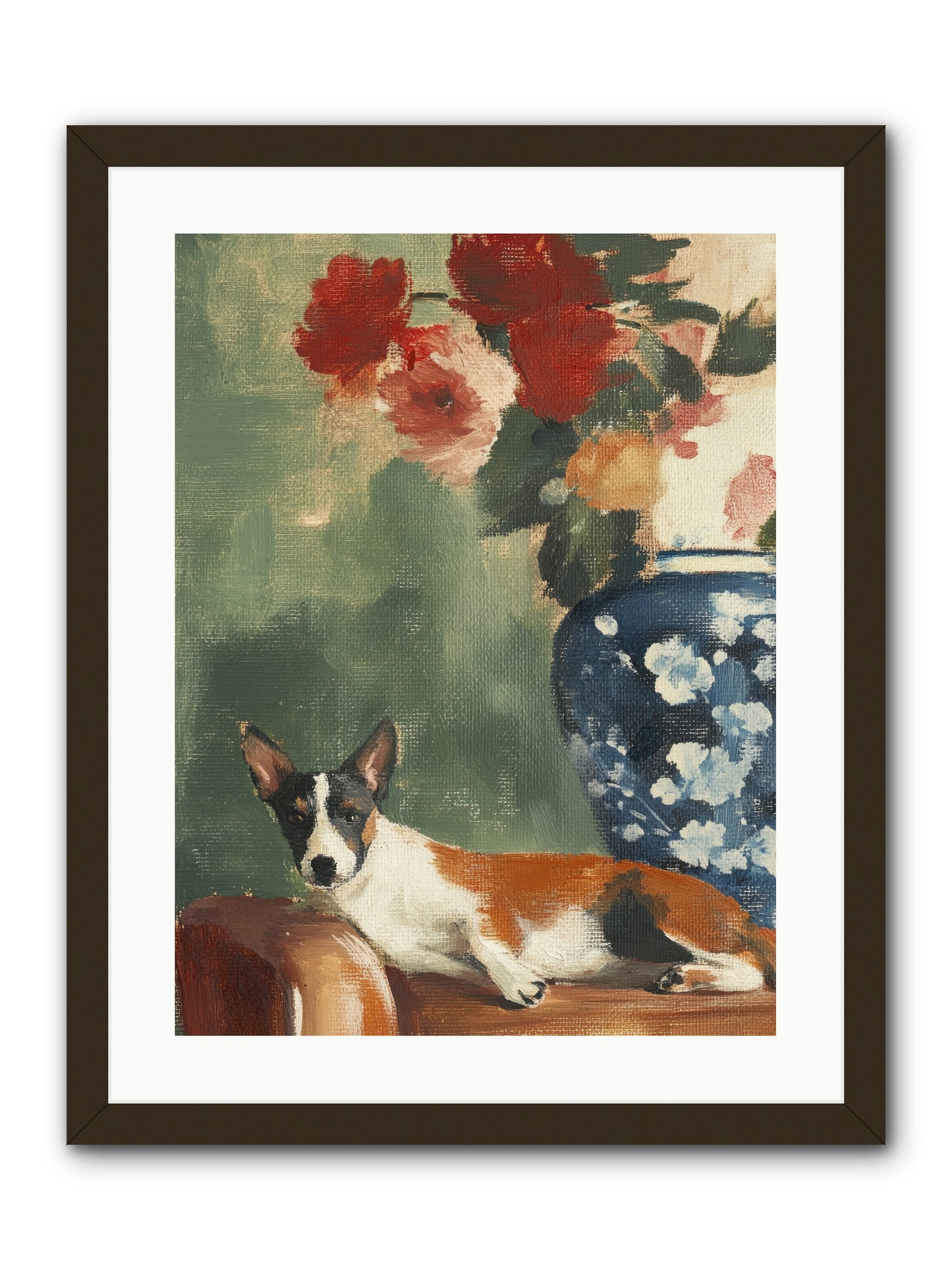 Through the Jasmine Gate -- Framed Print - Black 18x24