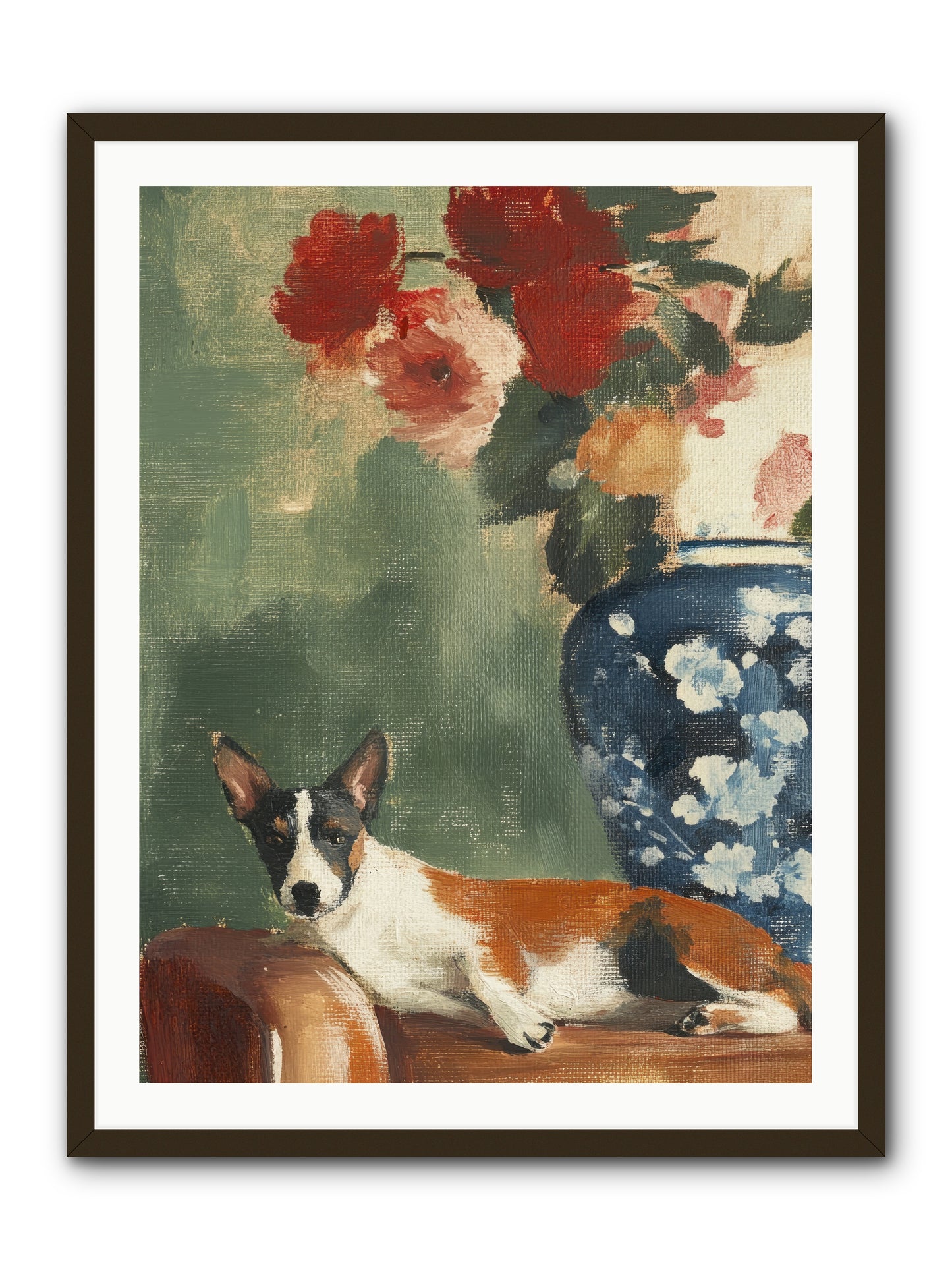 Through the Jasmine Gate -- Framed Print - Black 30x40