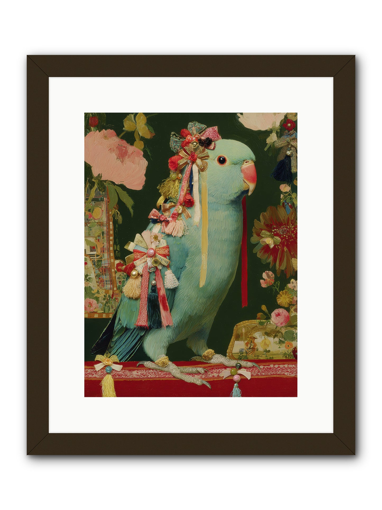 Through the Orchard no.1 -- Framed Print - Black 12x16