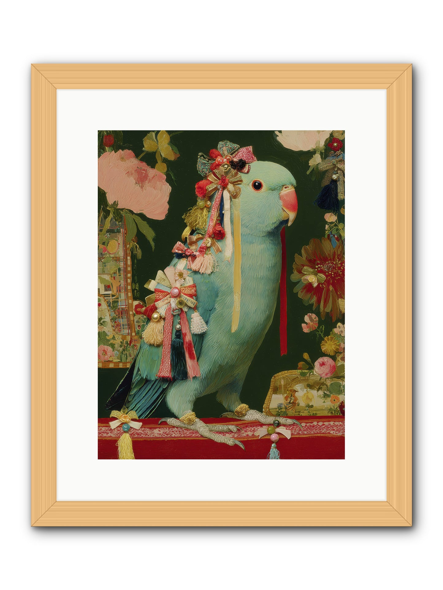 Through the Orchard no.1 -- Framed Print - Natural 12x16