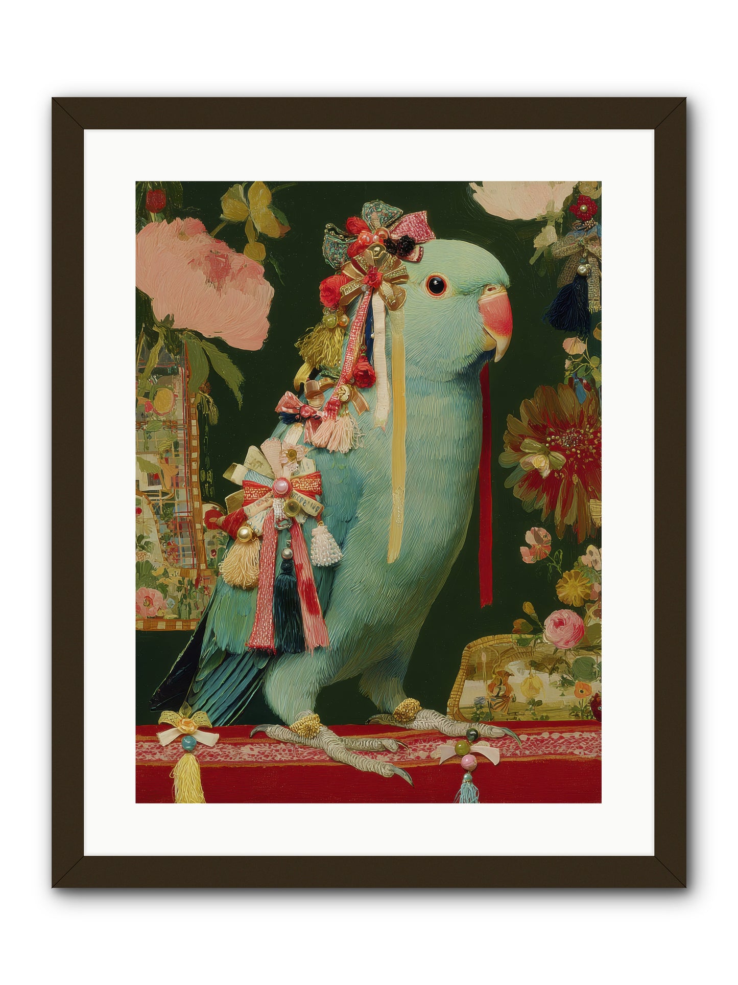 Through the Orchard no.1 -- Framed Print - Black 18x24