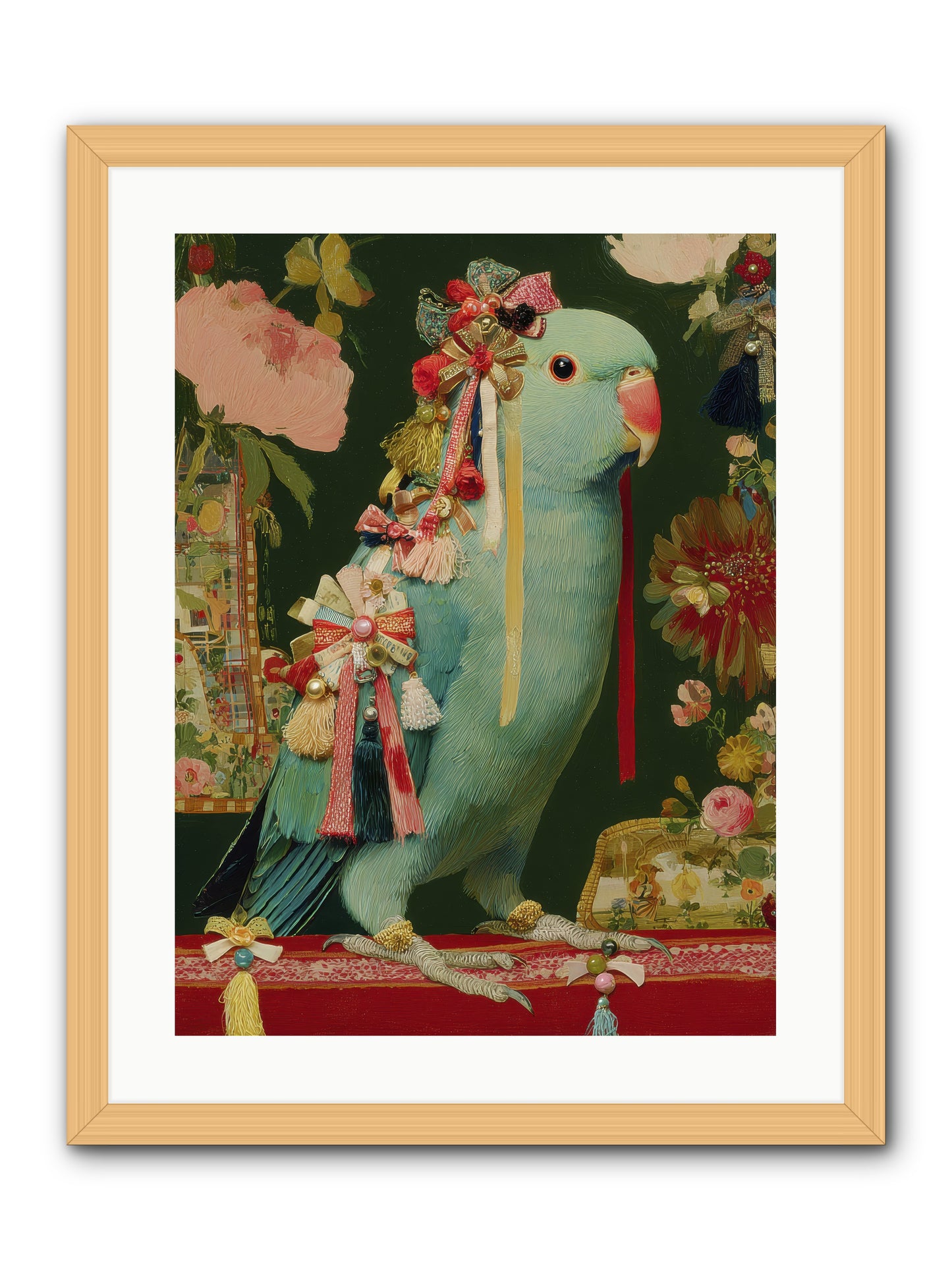 Through the Orchard no.1 -- Framed Print - Natural 18x24