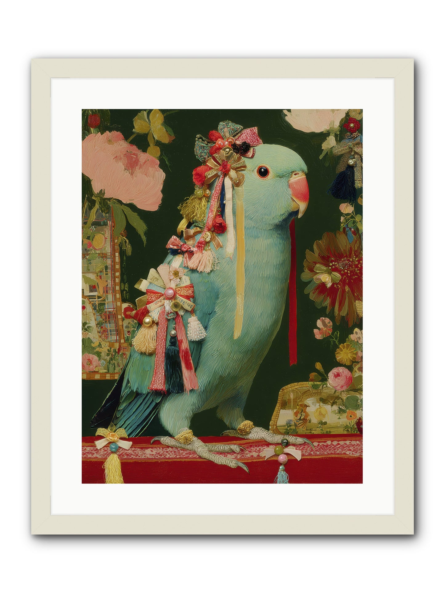 Through the Orchard no.1 -- Framed Print - White 18x24