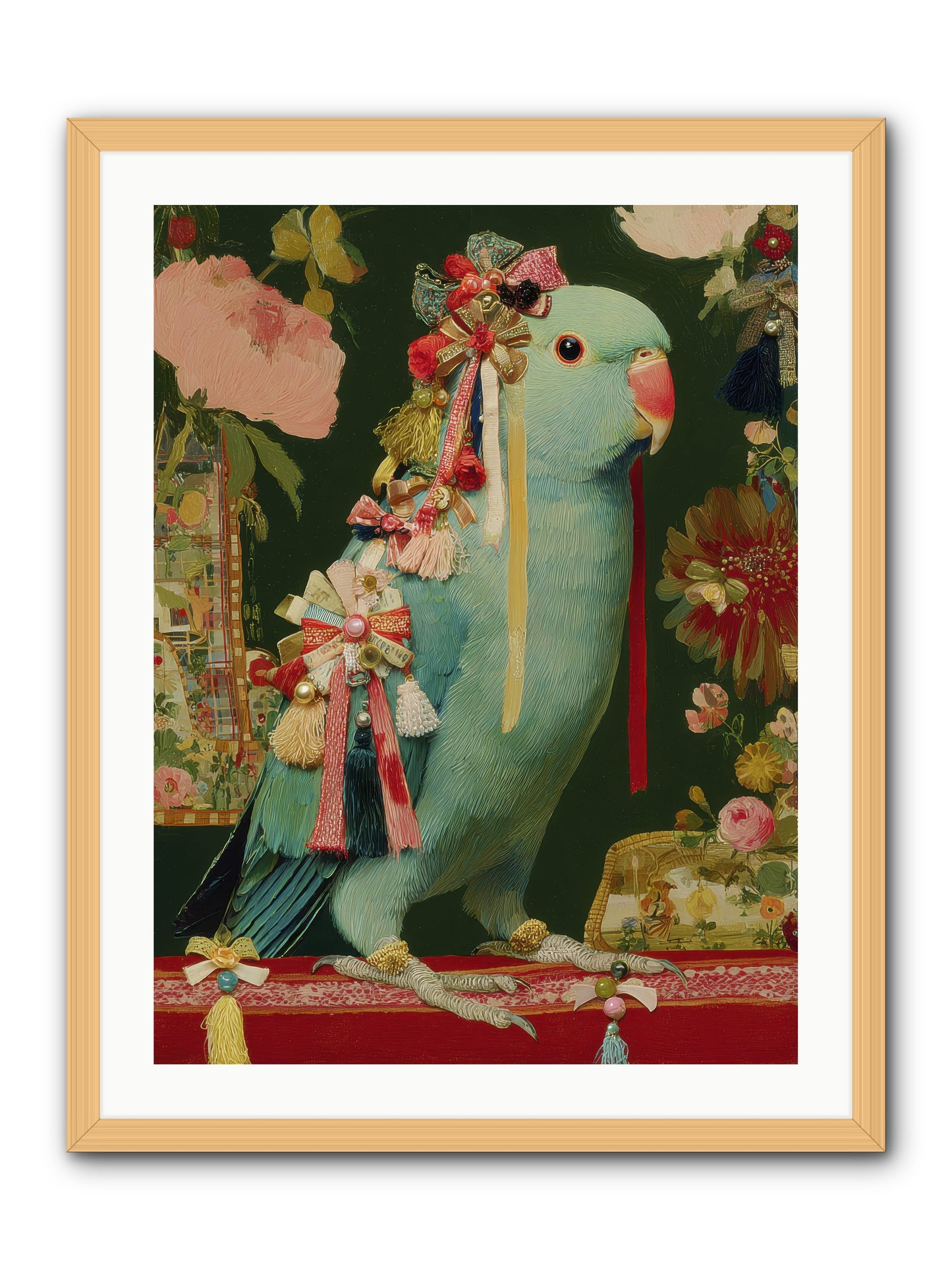 Through the Orchard no.1 -- Framed Print - Natural 24x32