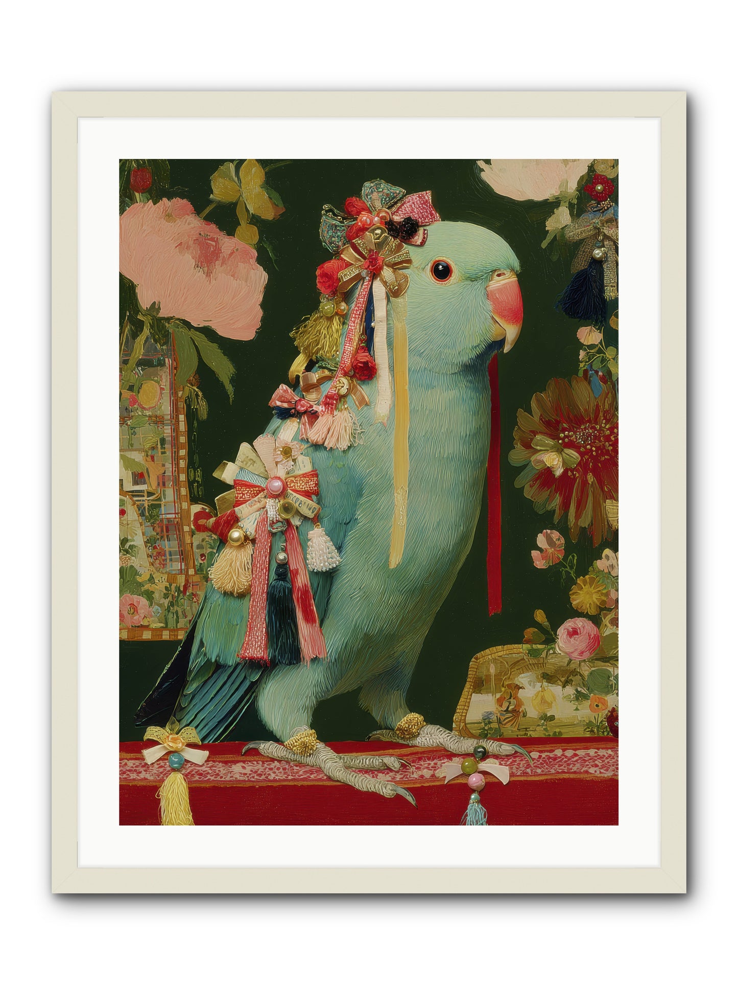 Through the Orchard no.1 -- Framed Print - White 24x32