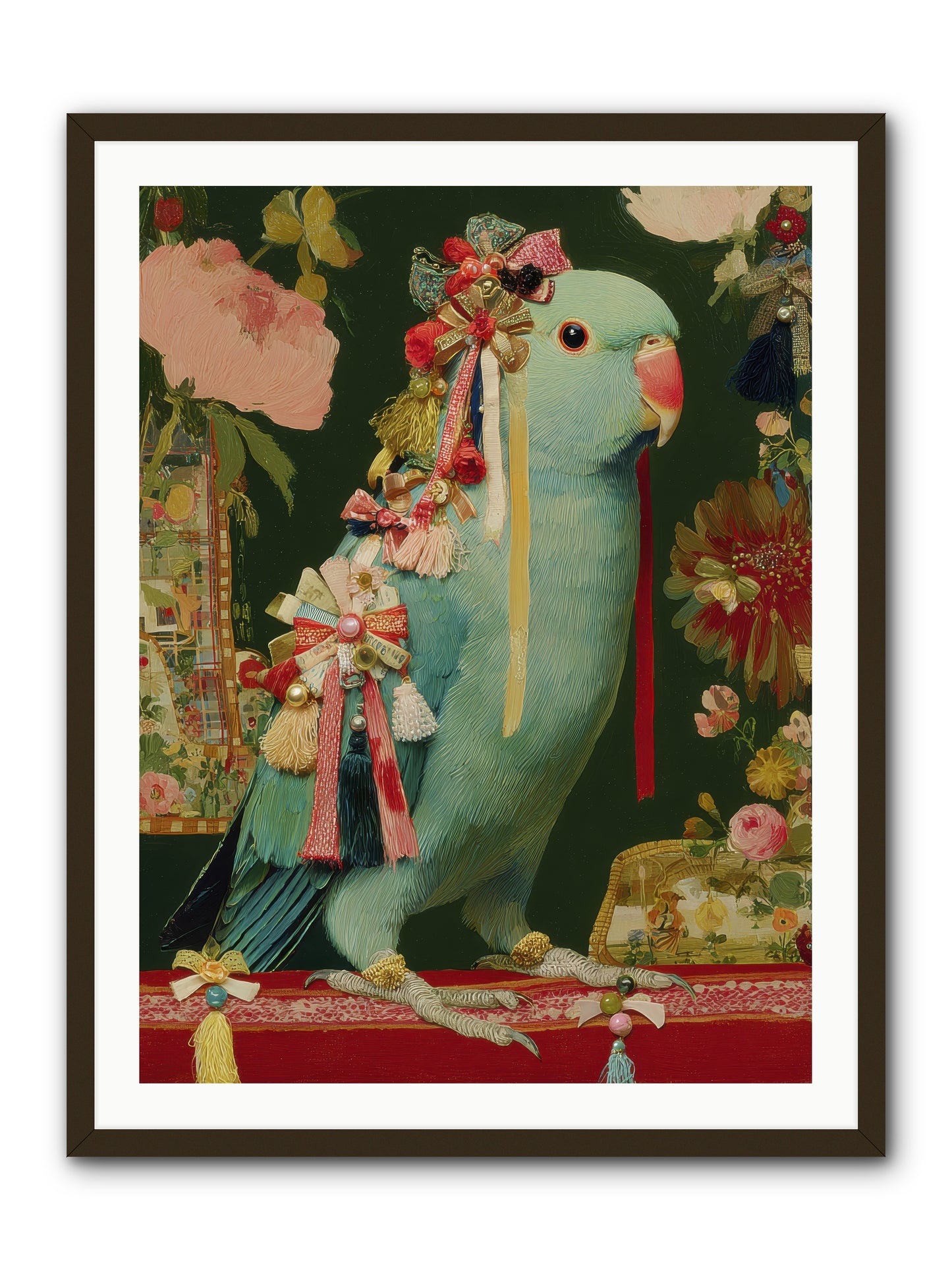 Through the Orchard no.1 -- Framed Print - Black 30x40