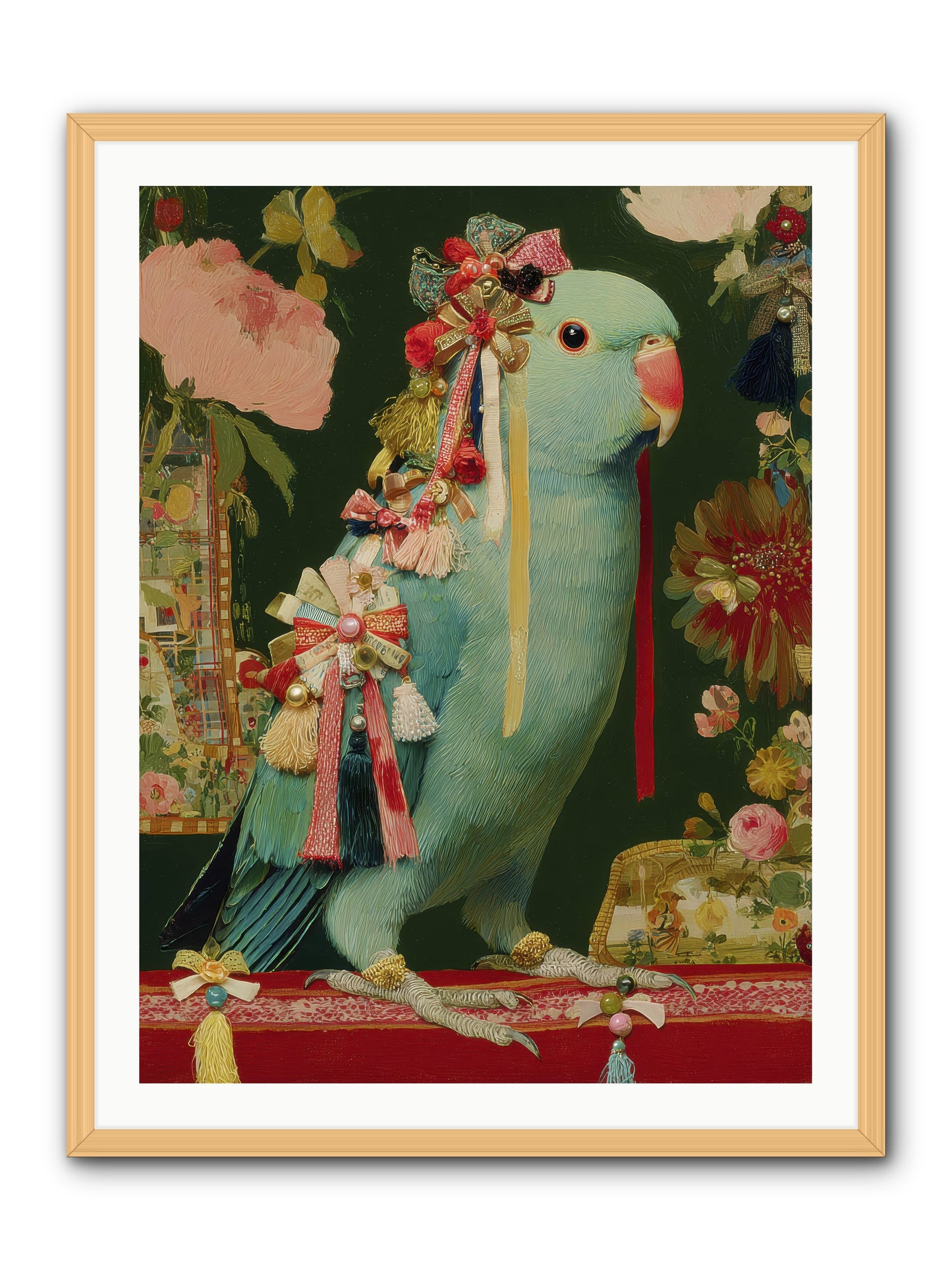 Through the Orchard no.1 -- Framed Print - Natural 30x40