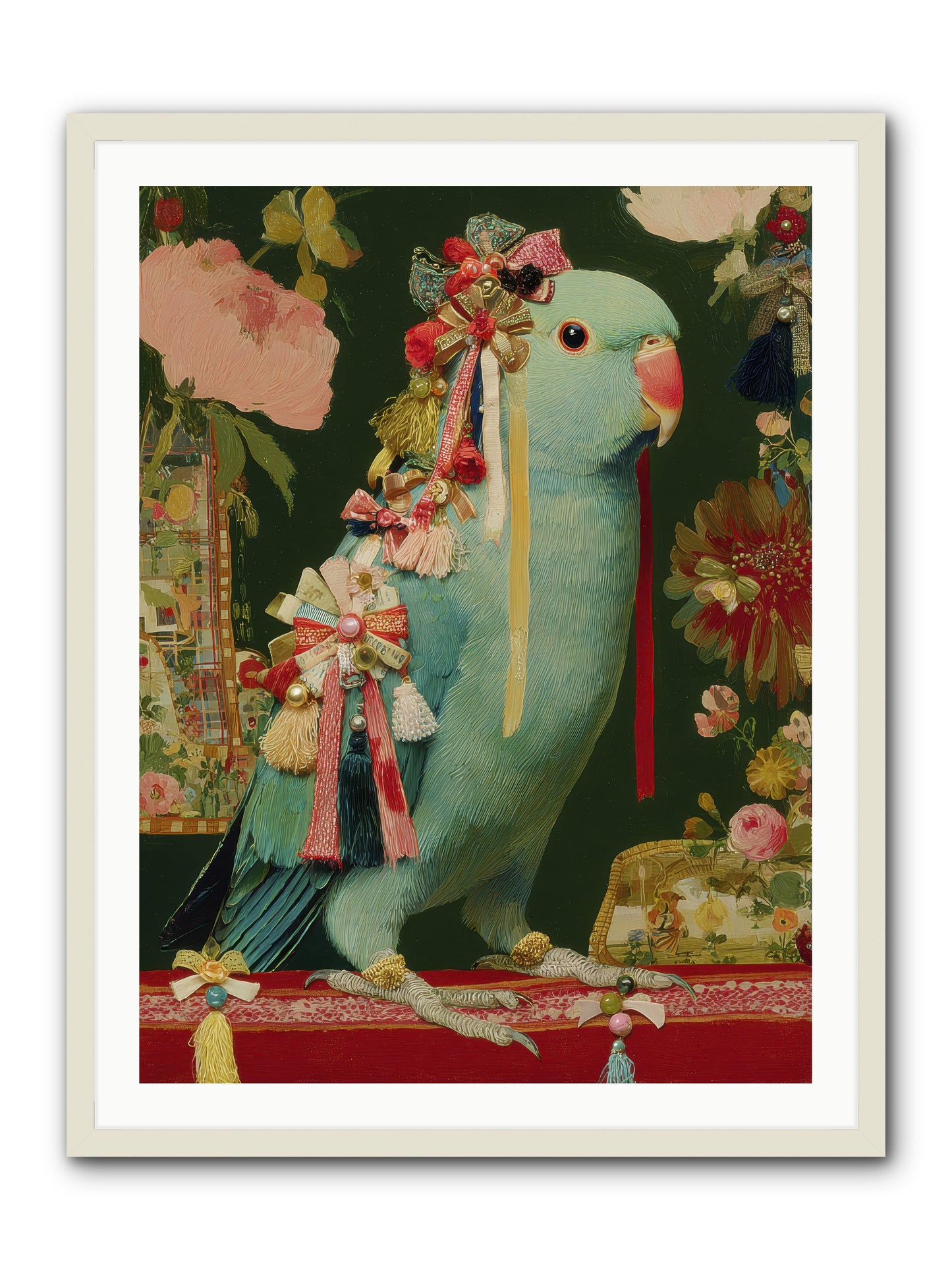 Through the Orchard no.1 -- Framed Print - White 30x40