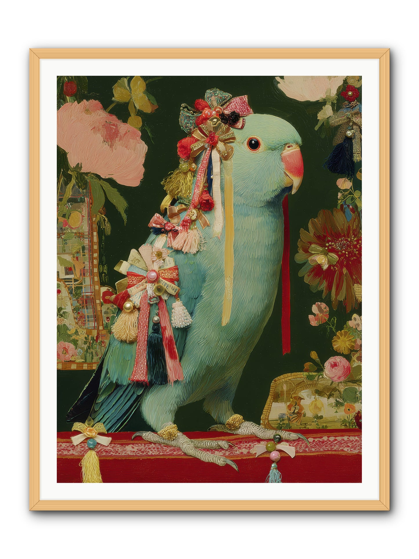 Through the Orchard no.1 -- Framed Print - Natural 36x48