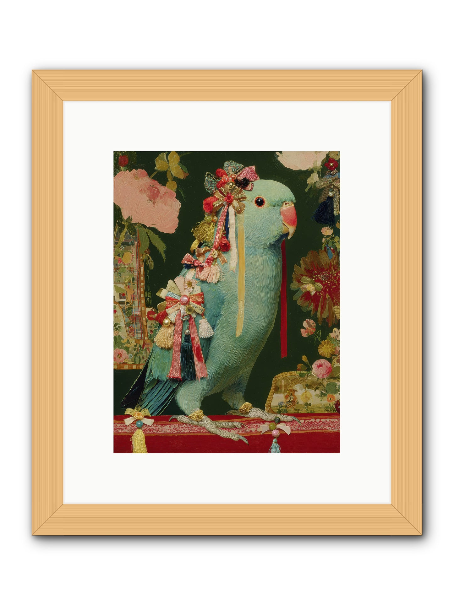 Through the Orchard no.1 -- Framed Print - Natural 9x12