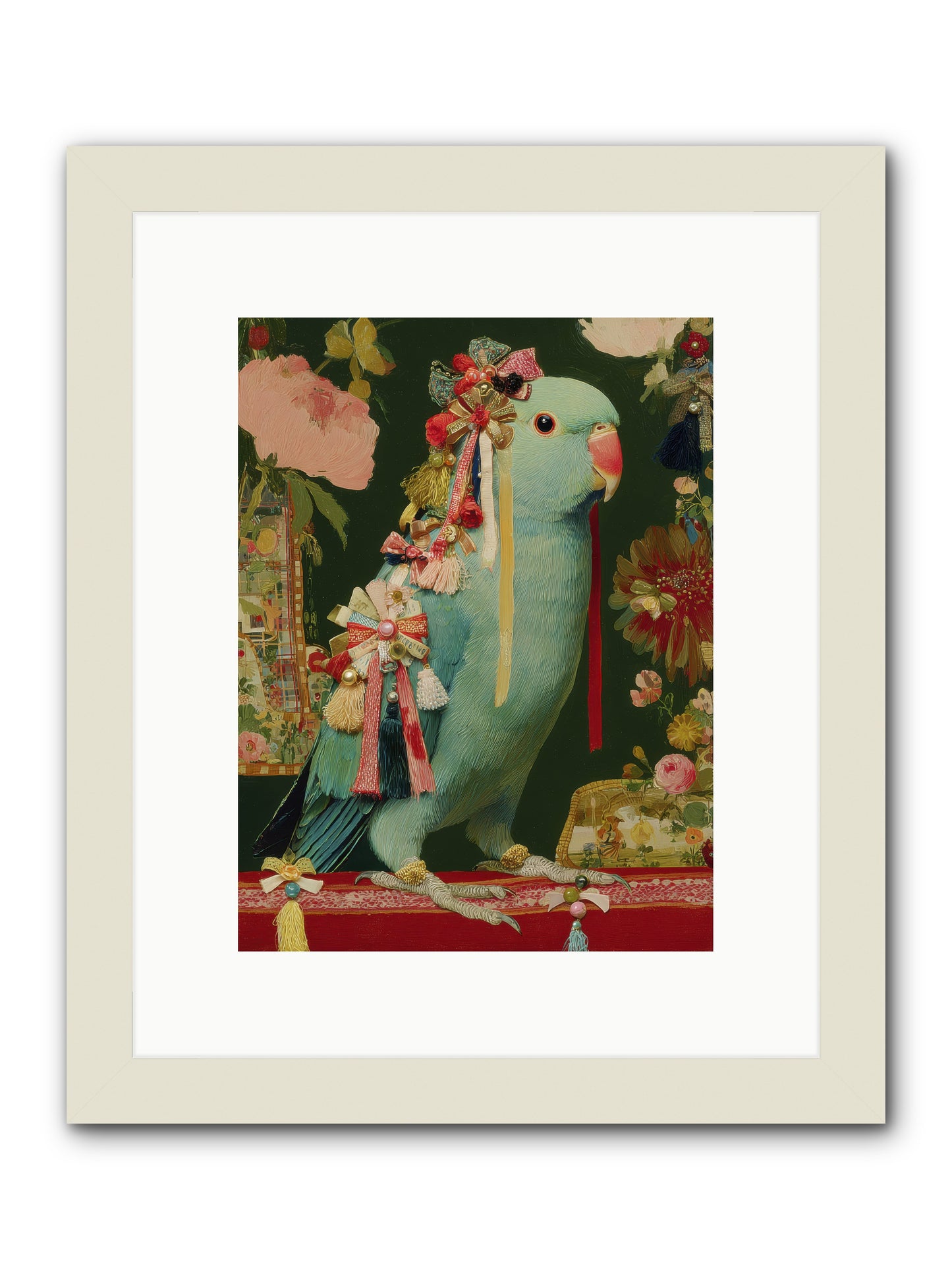 Through the Orchard no.1 -- Framed Print - White 9x12