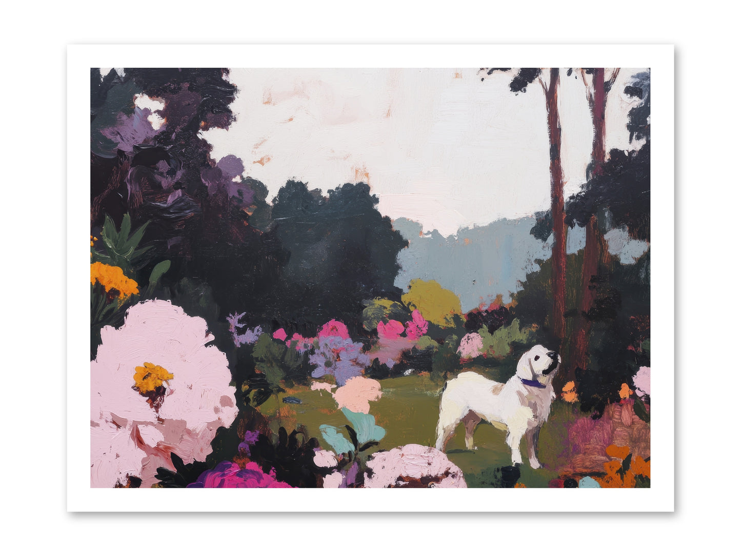 Through the Trees -- Paper Print 24x18