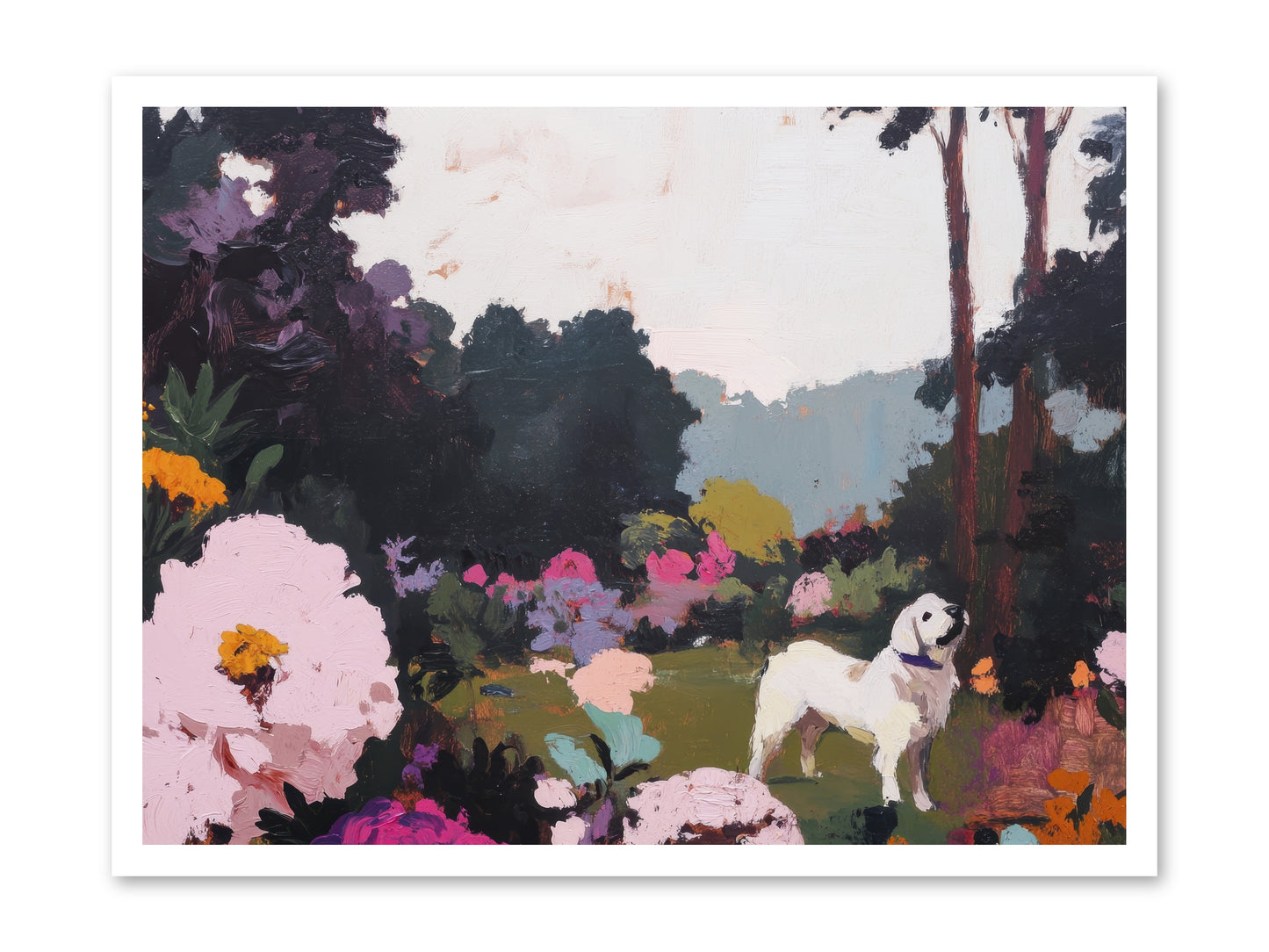 Through the Trees -- Loose Canvas Print 32x24