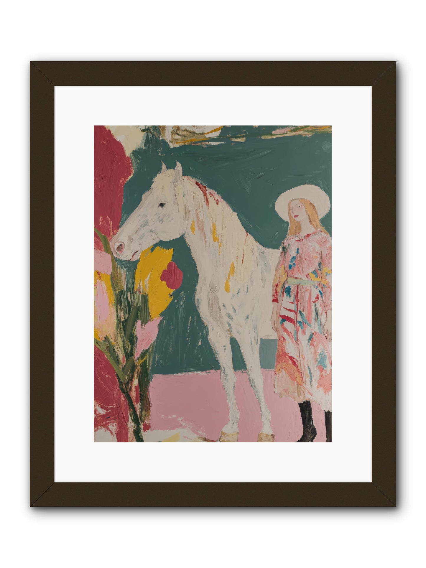 Thunder Ridge Heroine -- Framed Print - Black 12x16