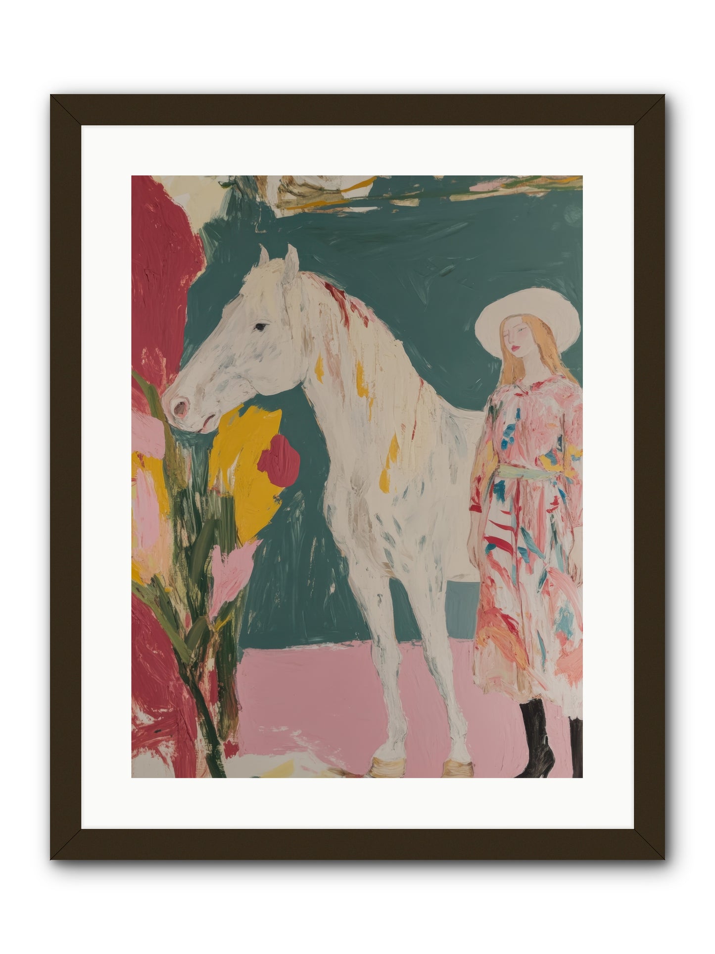 Thunder Ridge Heroine -- Framed Print - Black 18x24